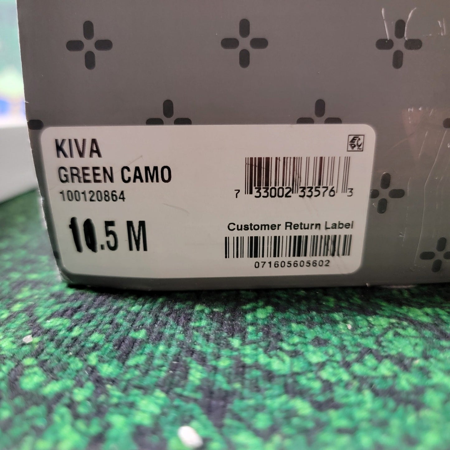 Sun & Stone Kiva Green Camo Sz 11.5M New in Box7