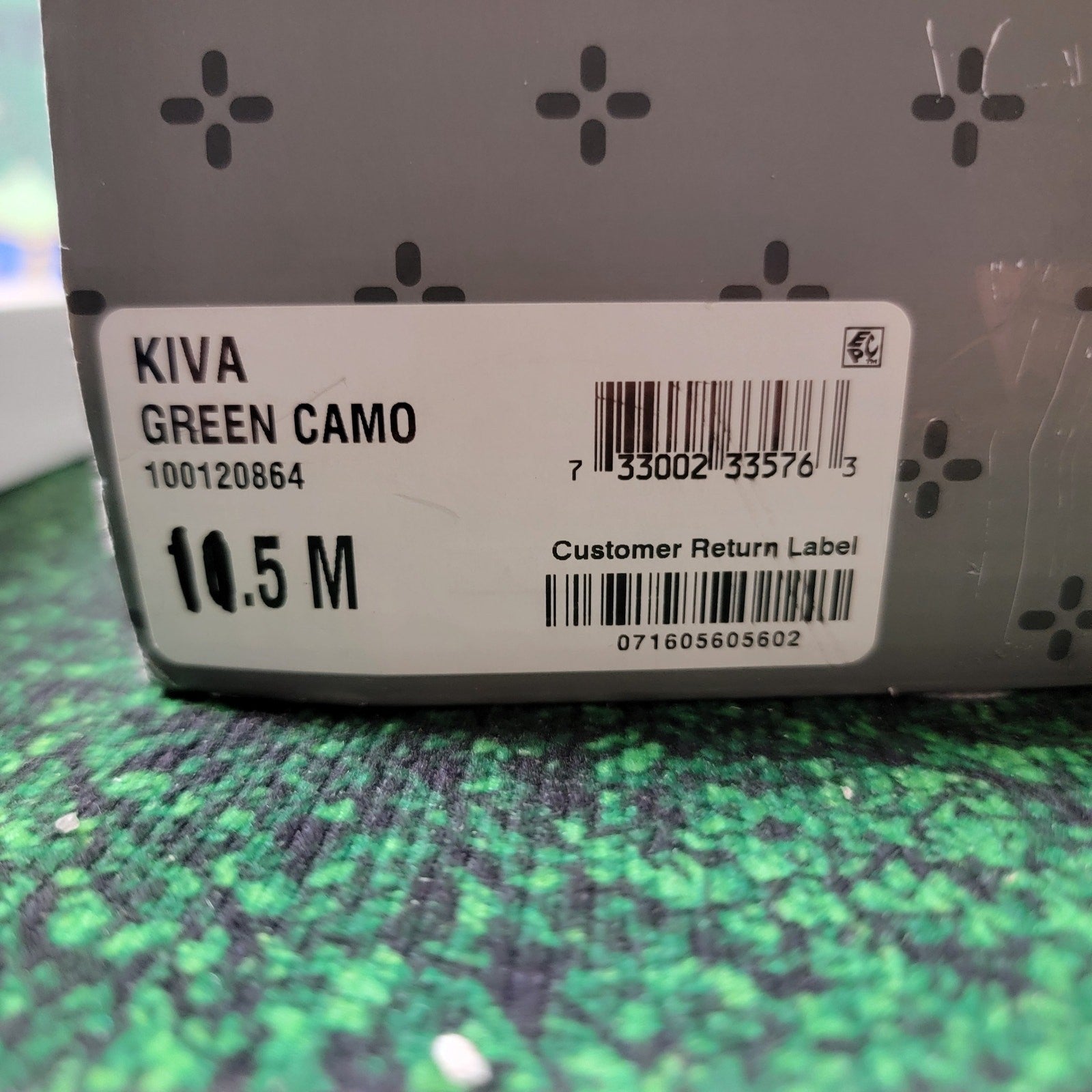 Sun & Stone Kiva Green Camo Sz 11.5M New in Box7