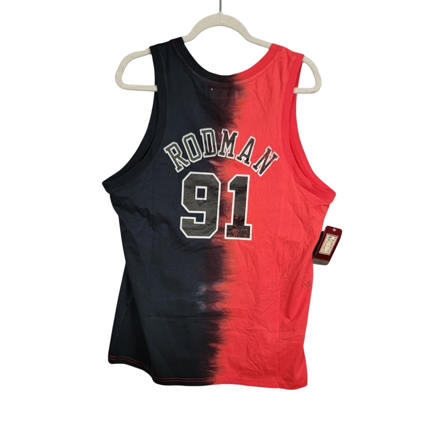 Mitchell & Ness Bulls Rodman 91 Tie Dye Tank Jersey Mens M NWT NBA 881