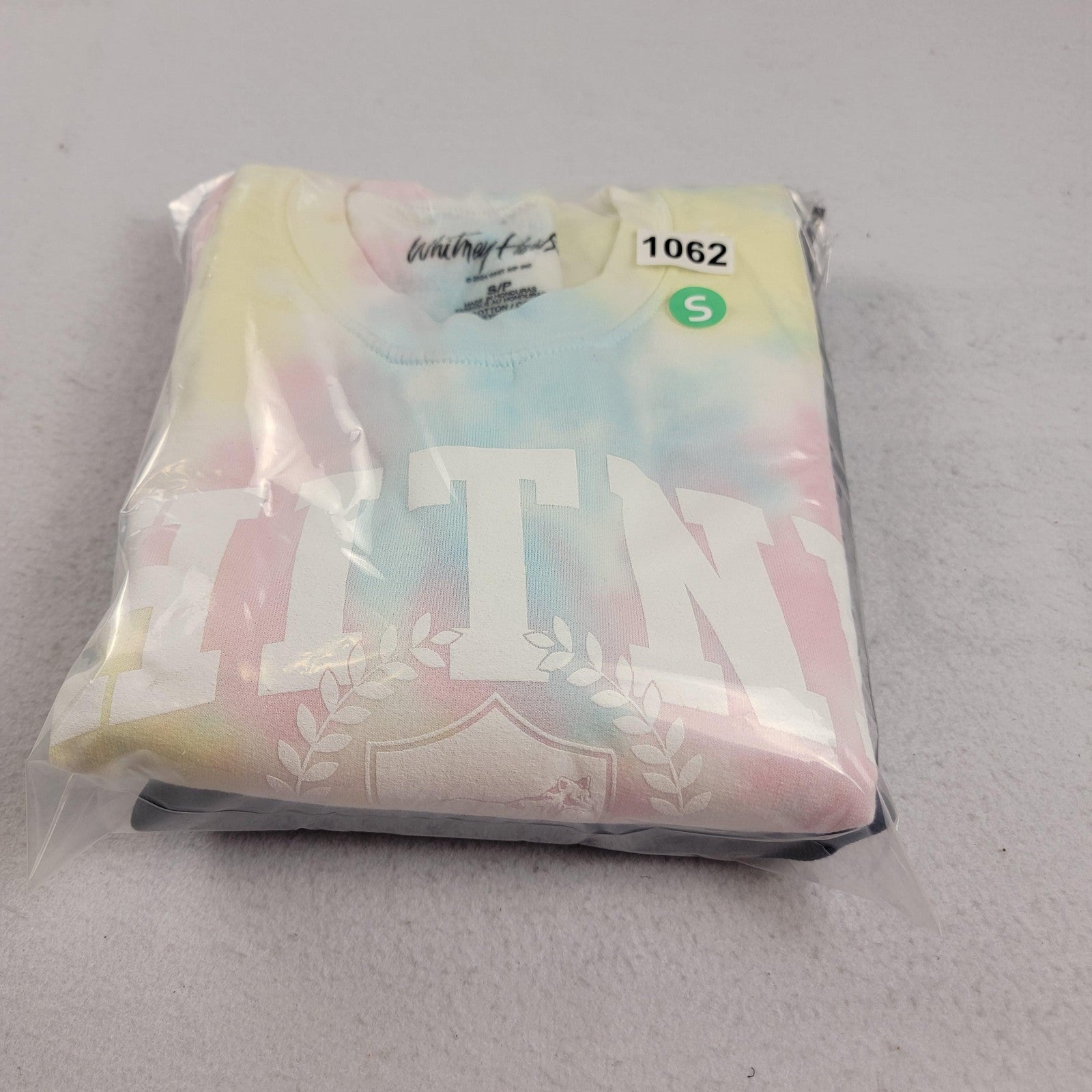 2 pack Whitney Houston Pastel Tie Dye & Volcom Sweatshirts Sz S Crewneck