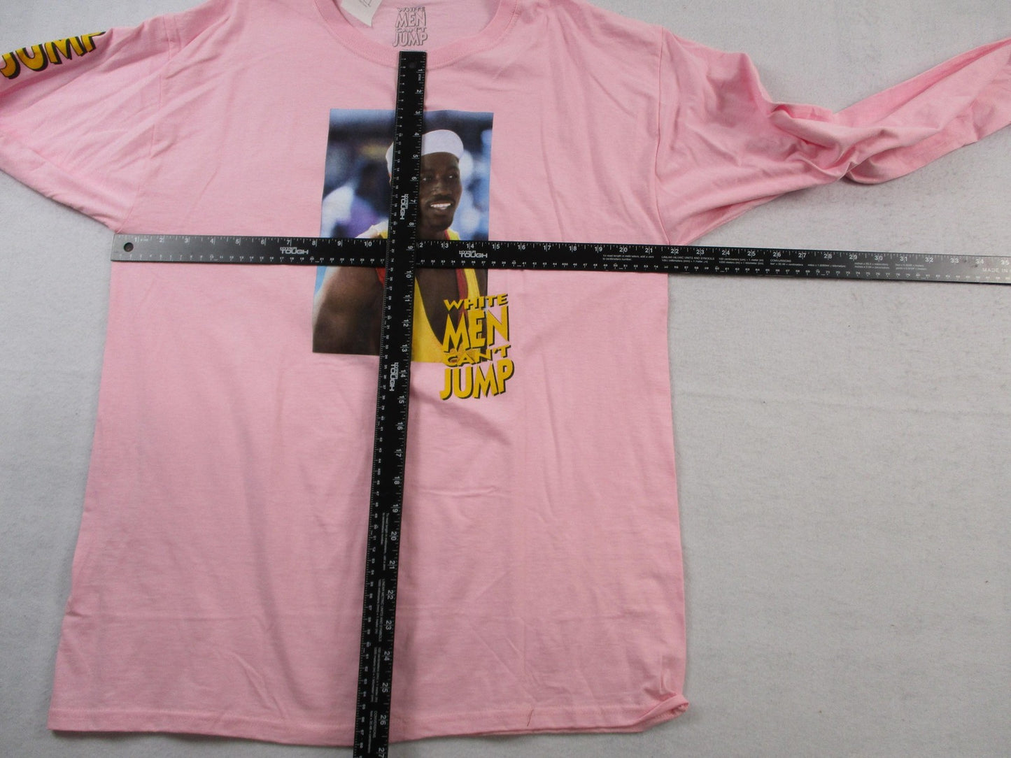 White Men Can't Jump Shirt Mens Large Pink Long Sleeve Movie Tee Rue21 1349506