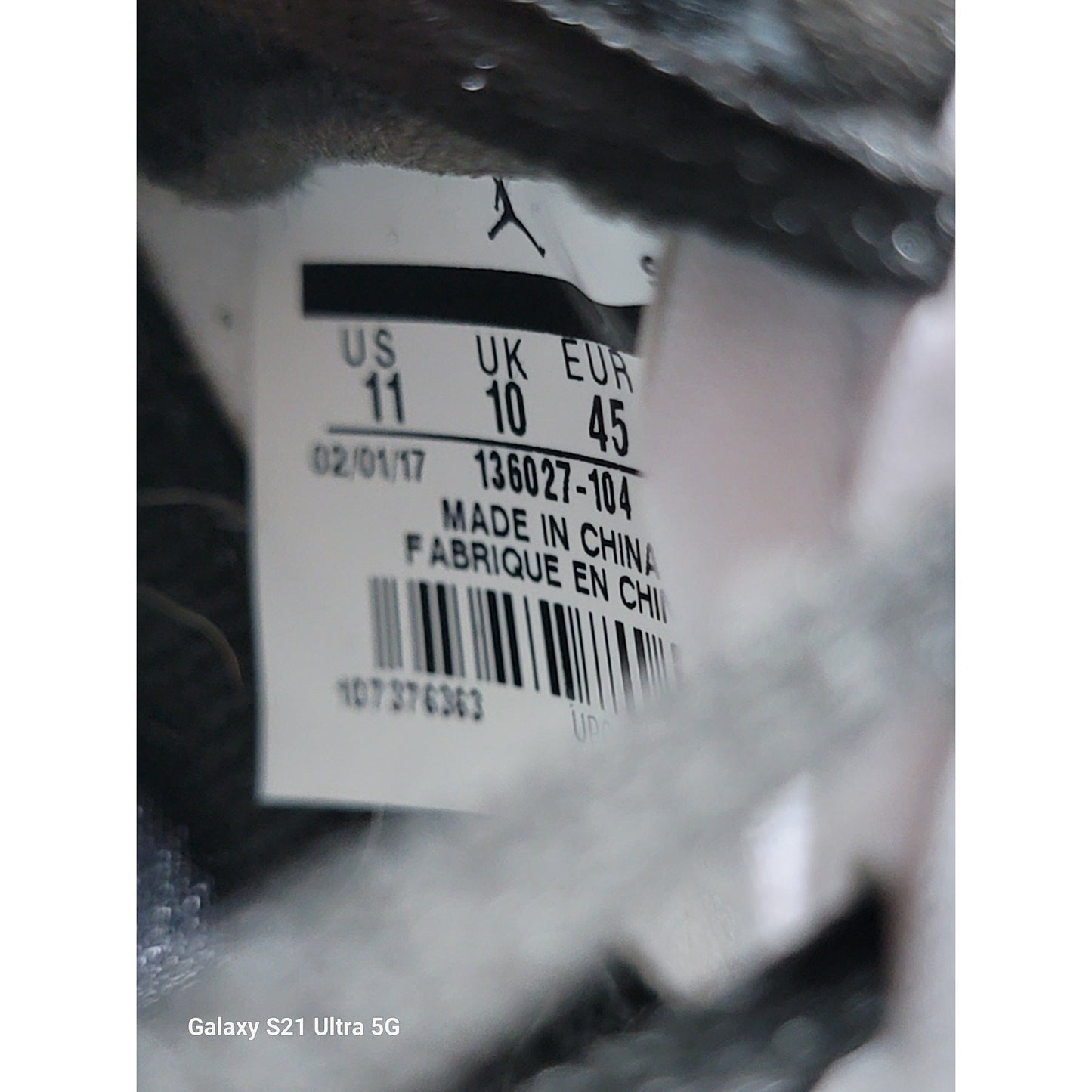 Nike Air Jordan 5 Retro 'White Cement' Sz 11 1360271046