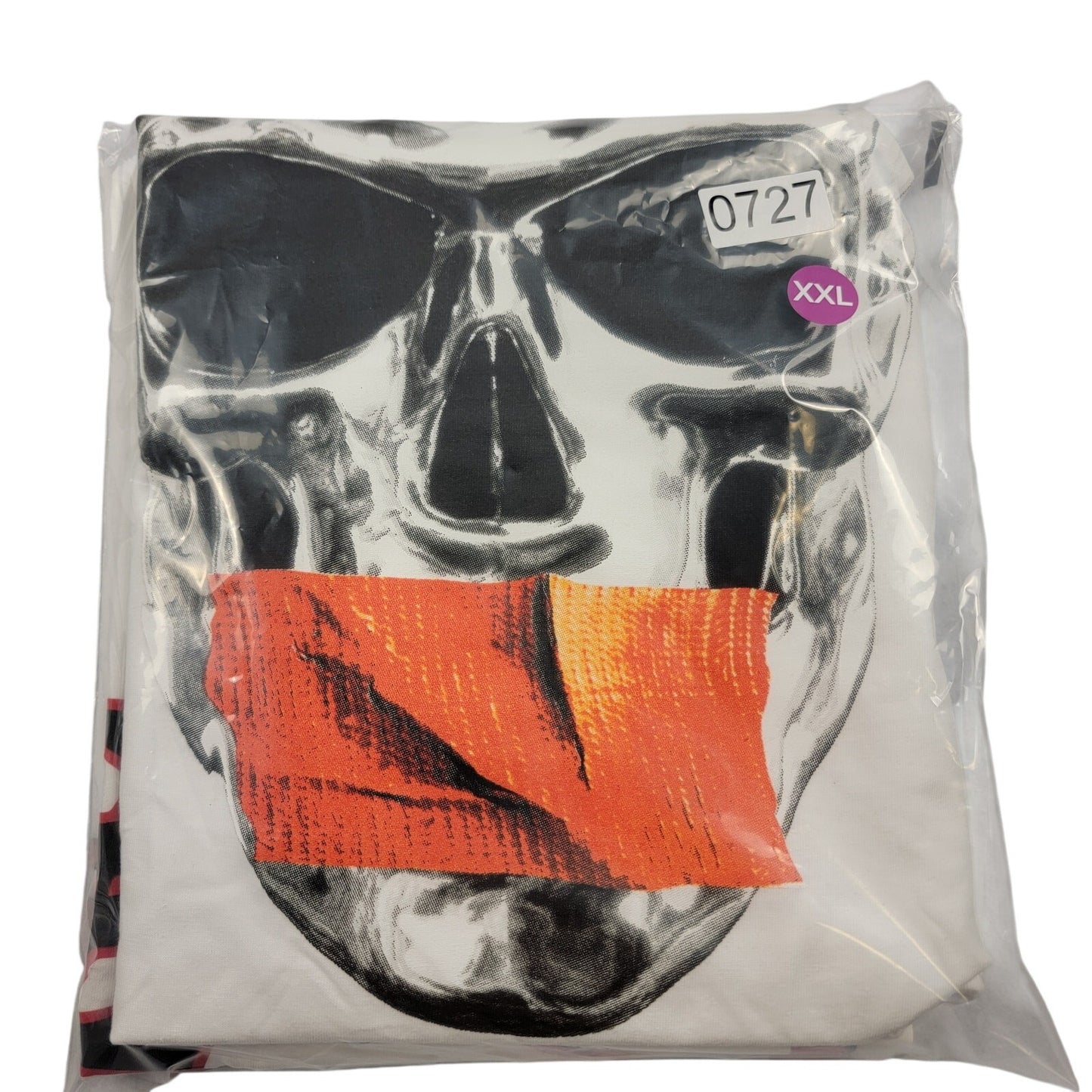 Bobby Shmurda SHHH 2XL Graphic Tee 2Pack Stop Snitching + Skull NEW 7277