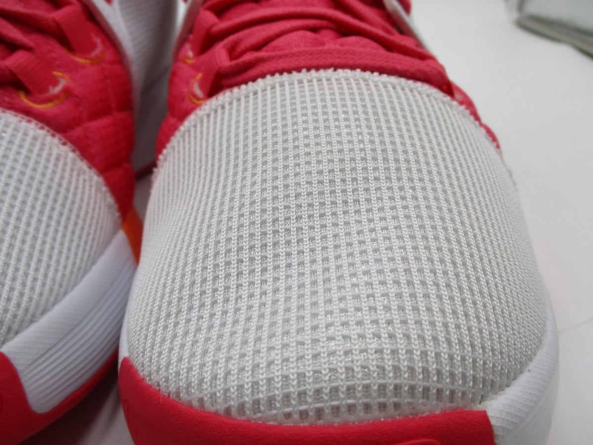 Nike LeBron Shoes Mens Size 11.5 White Pink Mid Top Basketball FB2239-1043
