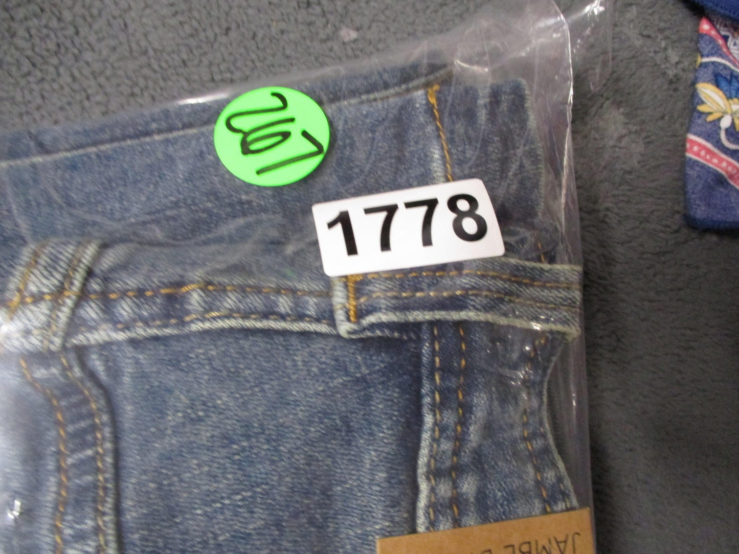 PrAna Axiom Jeans Mens 34x30 Blue Antique Stone Wash Straight Leg Stretch Denim15