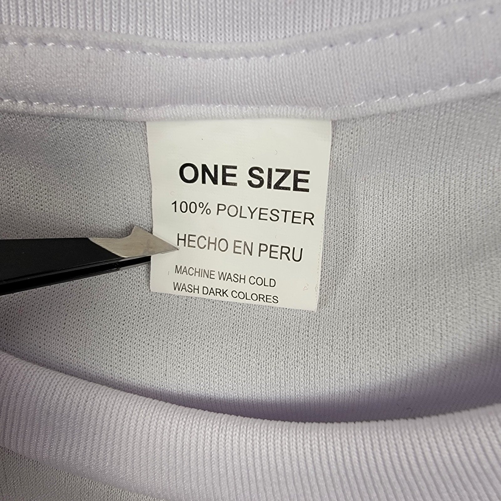 Peru Soccer Jersey OSFA Red White 2