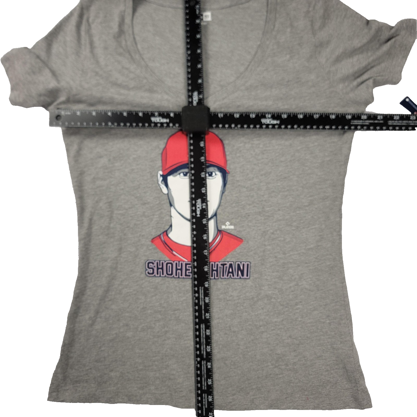 Los Angeles Angels Shirt Womens Lg Gray MLB Baseball Shohei Ohtani New Era 10143