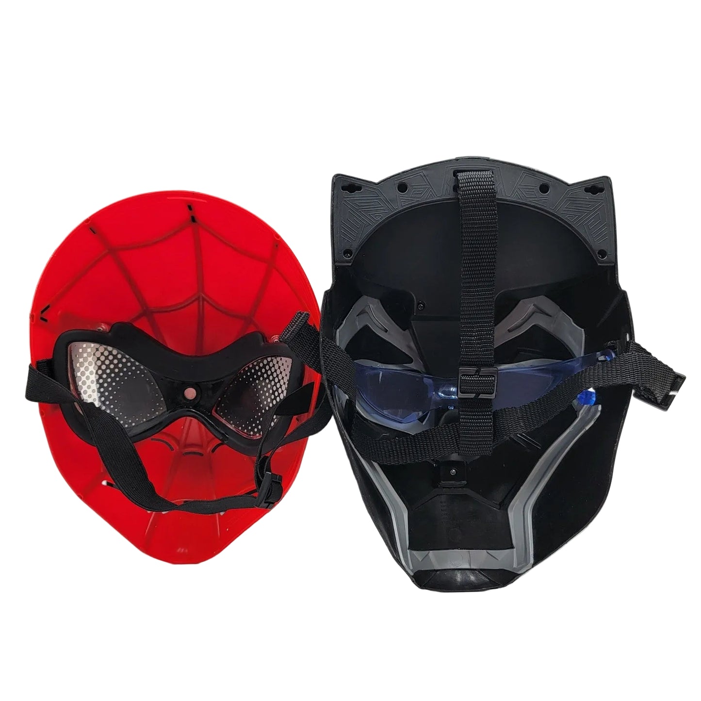 Spiderman Mask and Black Panther Light Up Mask 2 Pack Bundle1