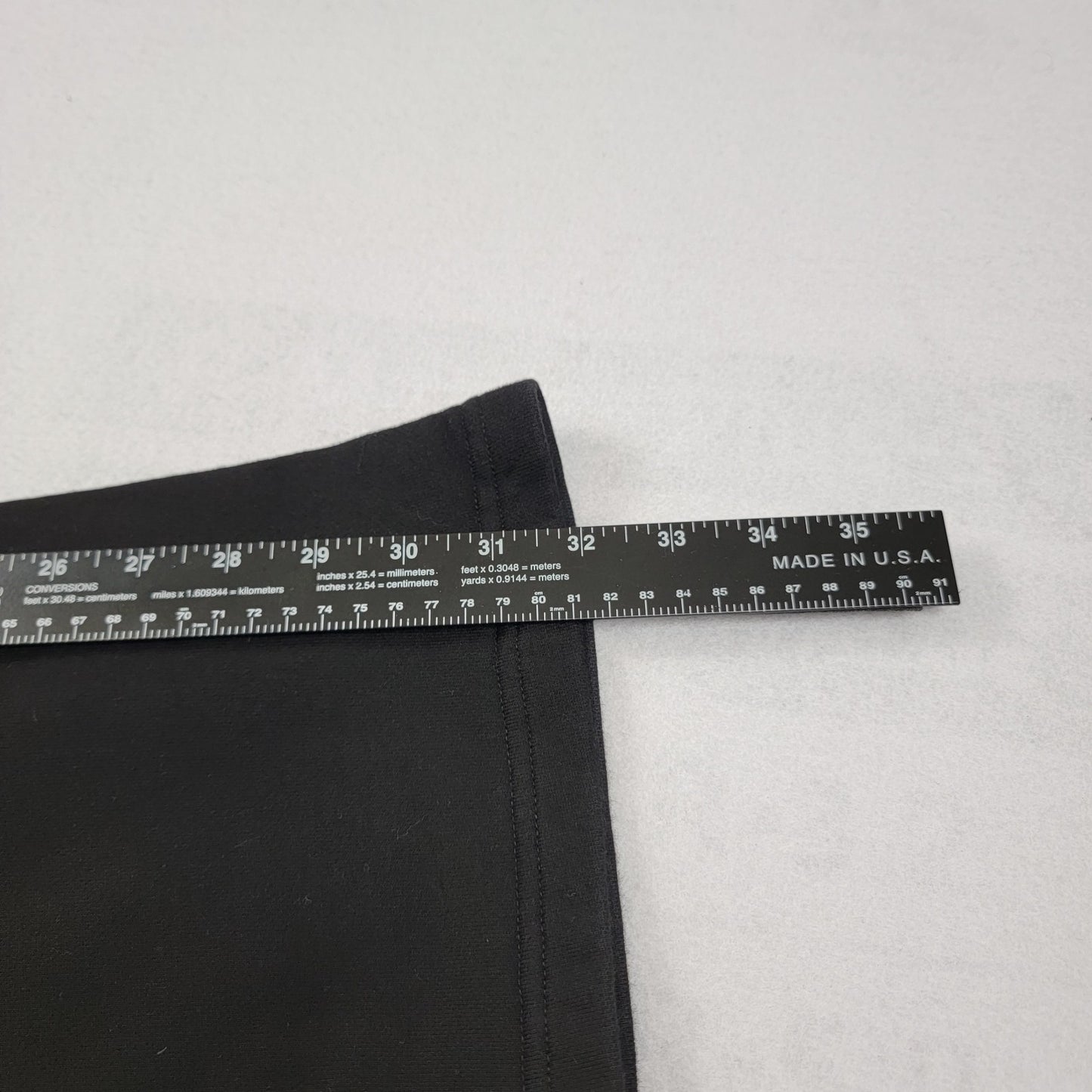 EPTM Black Sweatpants Men XL 36 Open Hem Straight Leg Pocket Pants Excellent11925