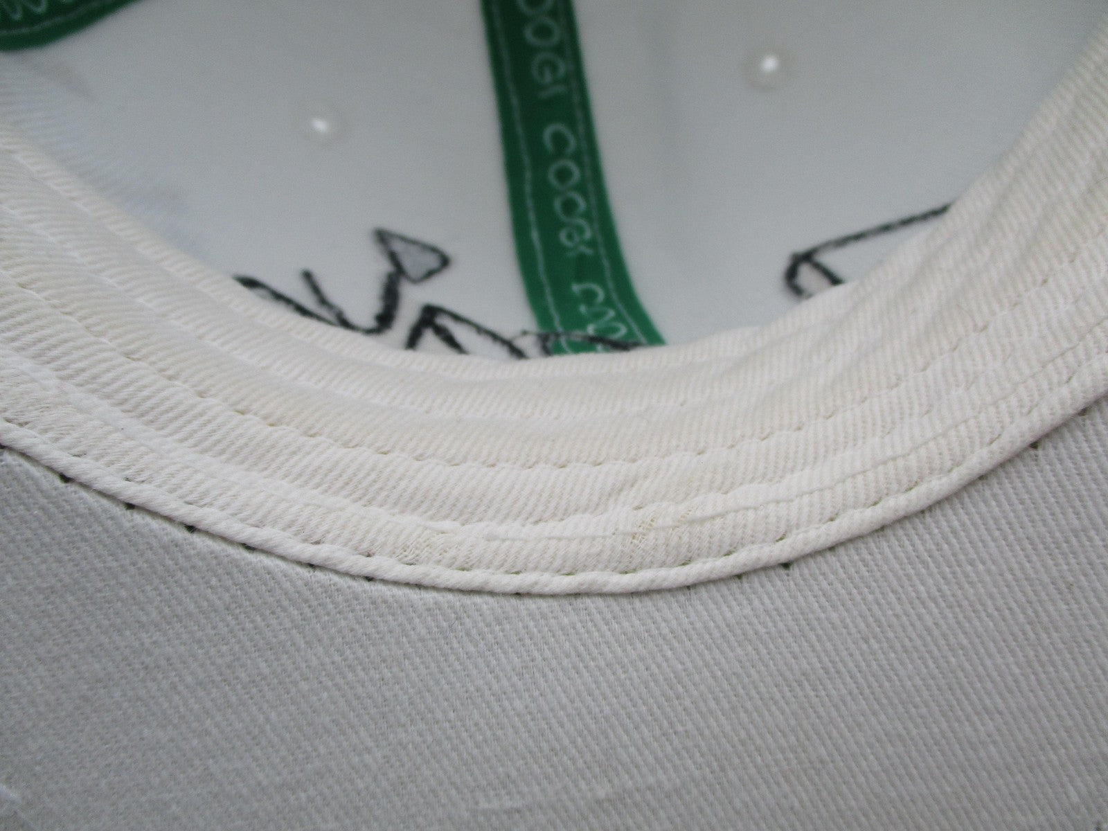 Coogi Hat Cap Fitted Mens 7 3/4 White Colorful Crowd Graphic Twill Embroidered8