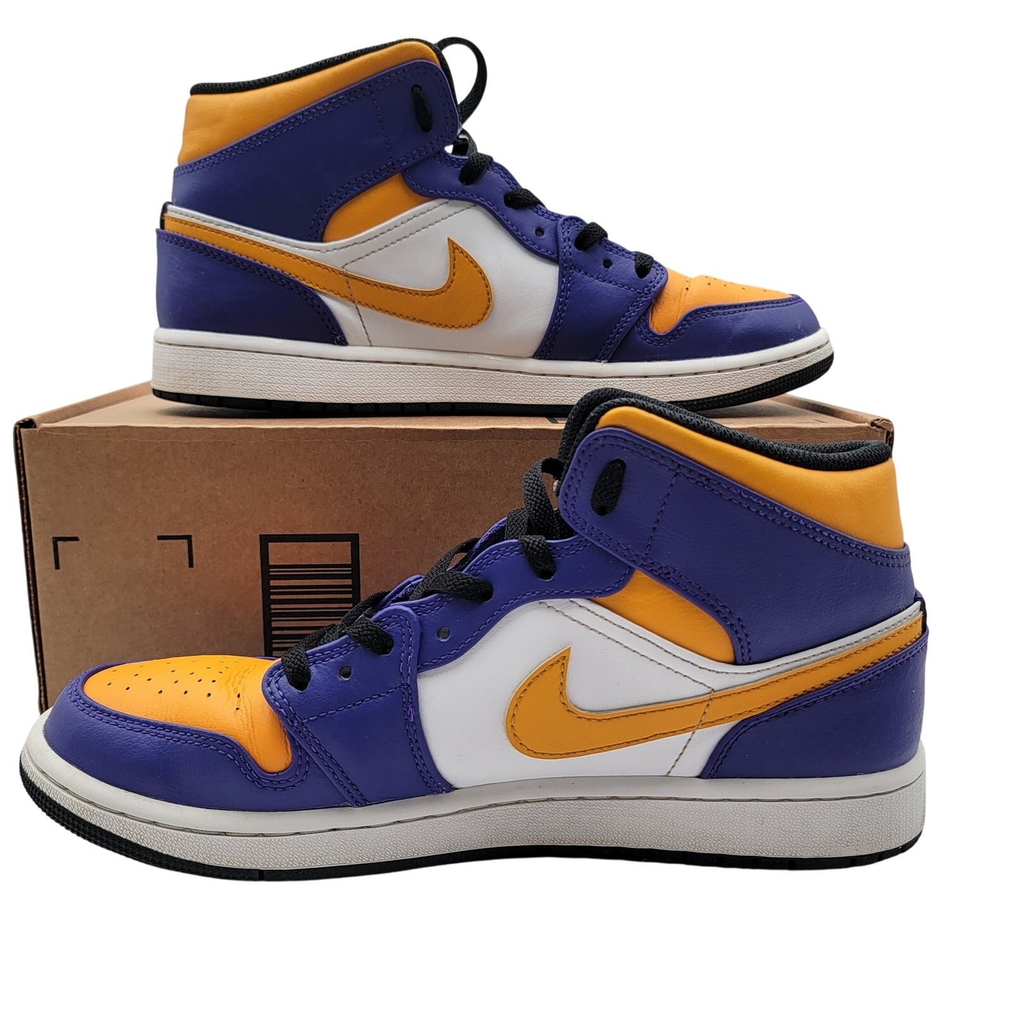 Nike Air Jordan 1 Mid 'Lakers' Mens Sz 10 DQ8426 517