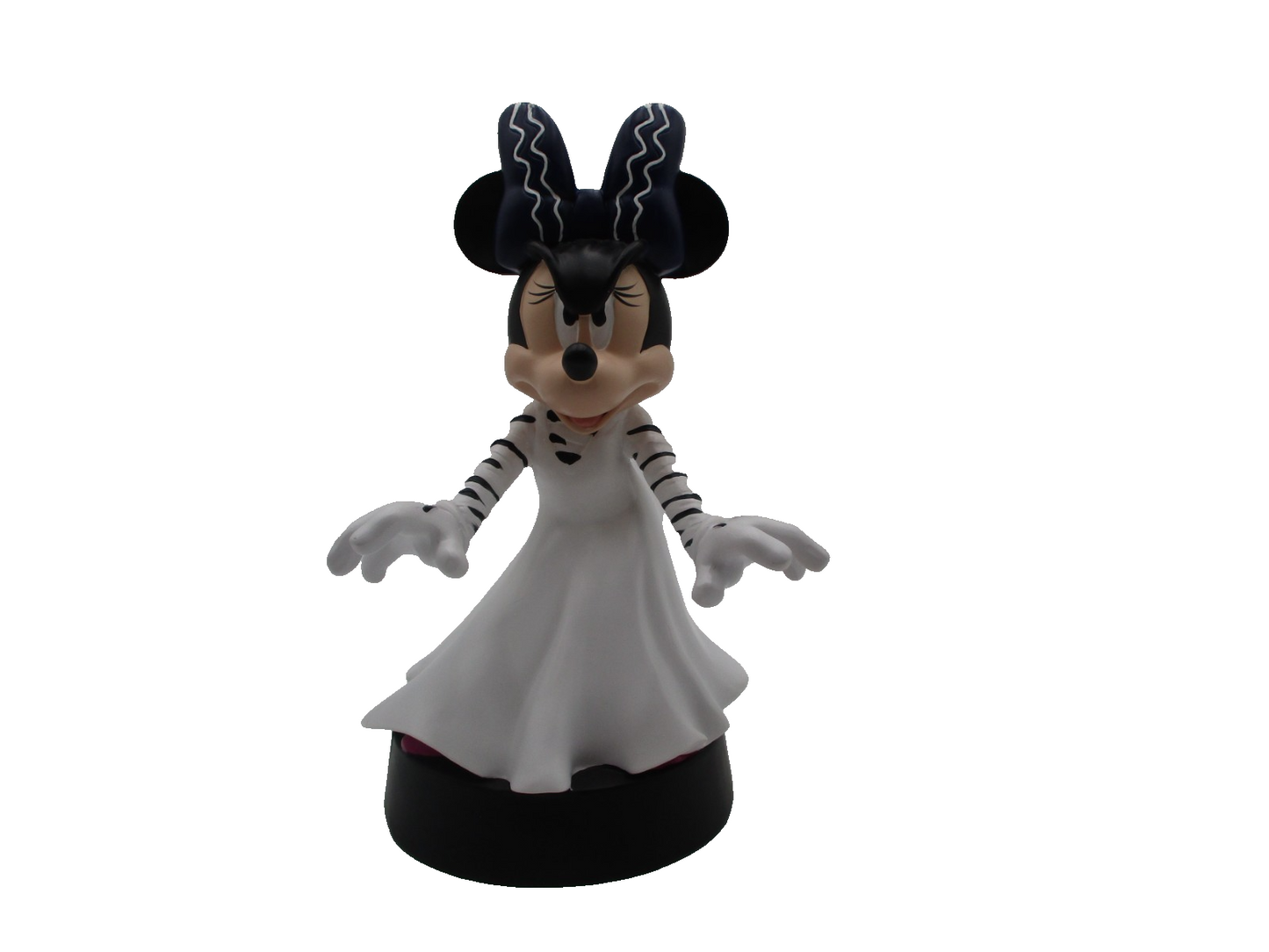 Disney Minnie Mouse Bride of Frankenstein Halloween Figure 12”New HTF0