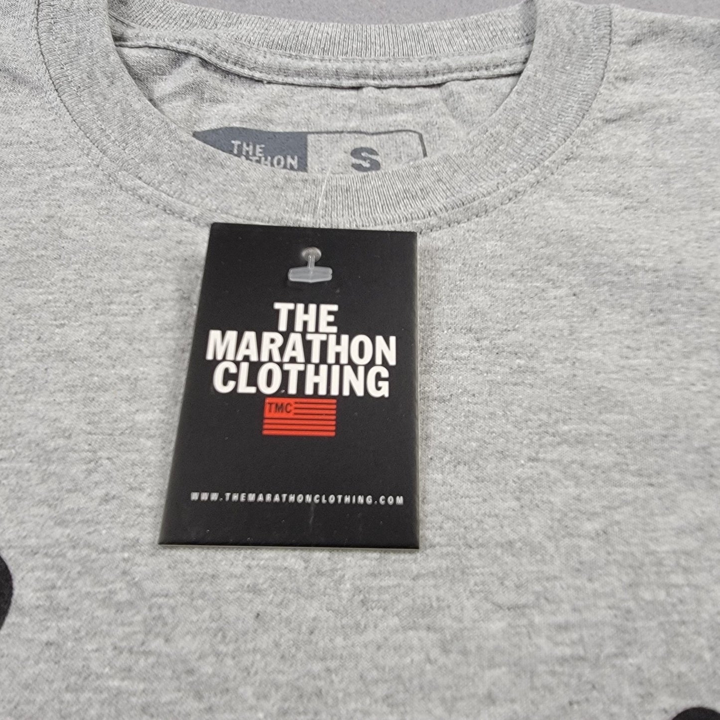 The Marathon Clothing Shirt Mens Small Gray Crenshaw Script Graphic TMC Crewneck3