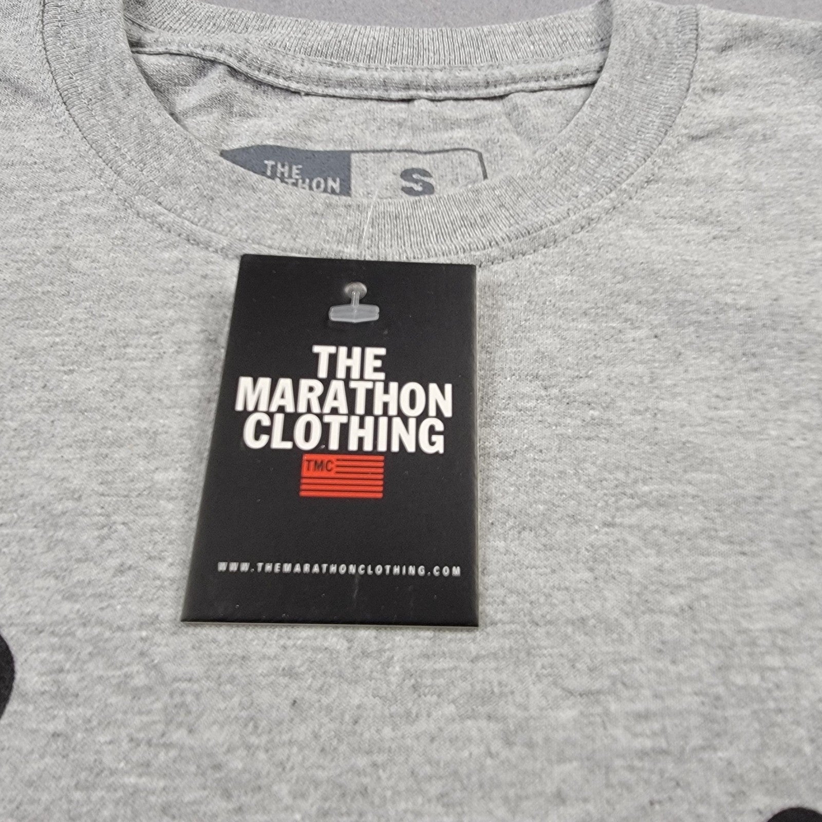 The Marathon Clothing Shirt Mens Small Gray Crenshaw Script Graphic TMC Crewneck3