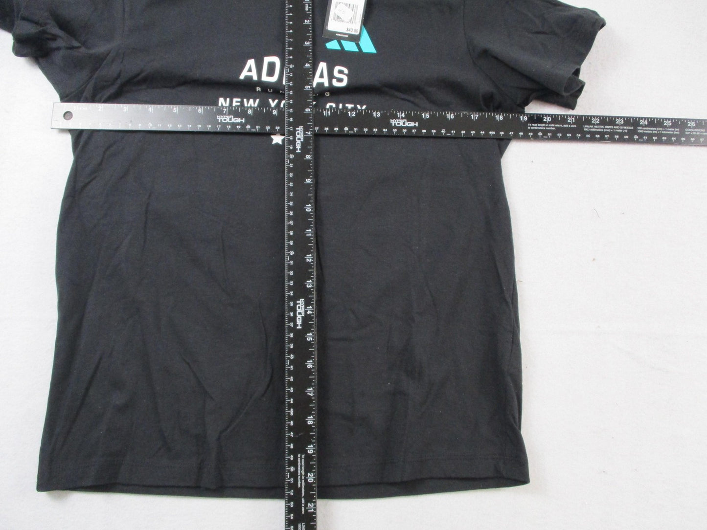 Adidas Running Shirt Womens Small Black New York City Graphic Tee JF8991 13635