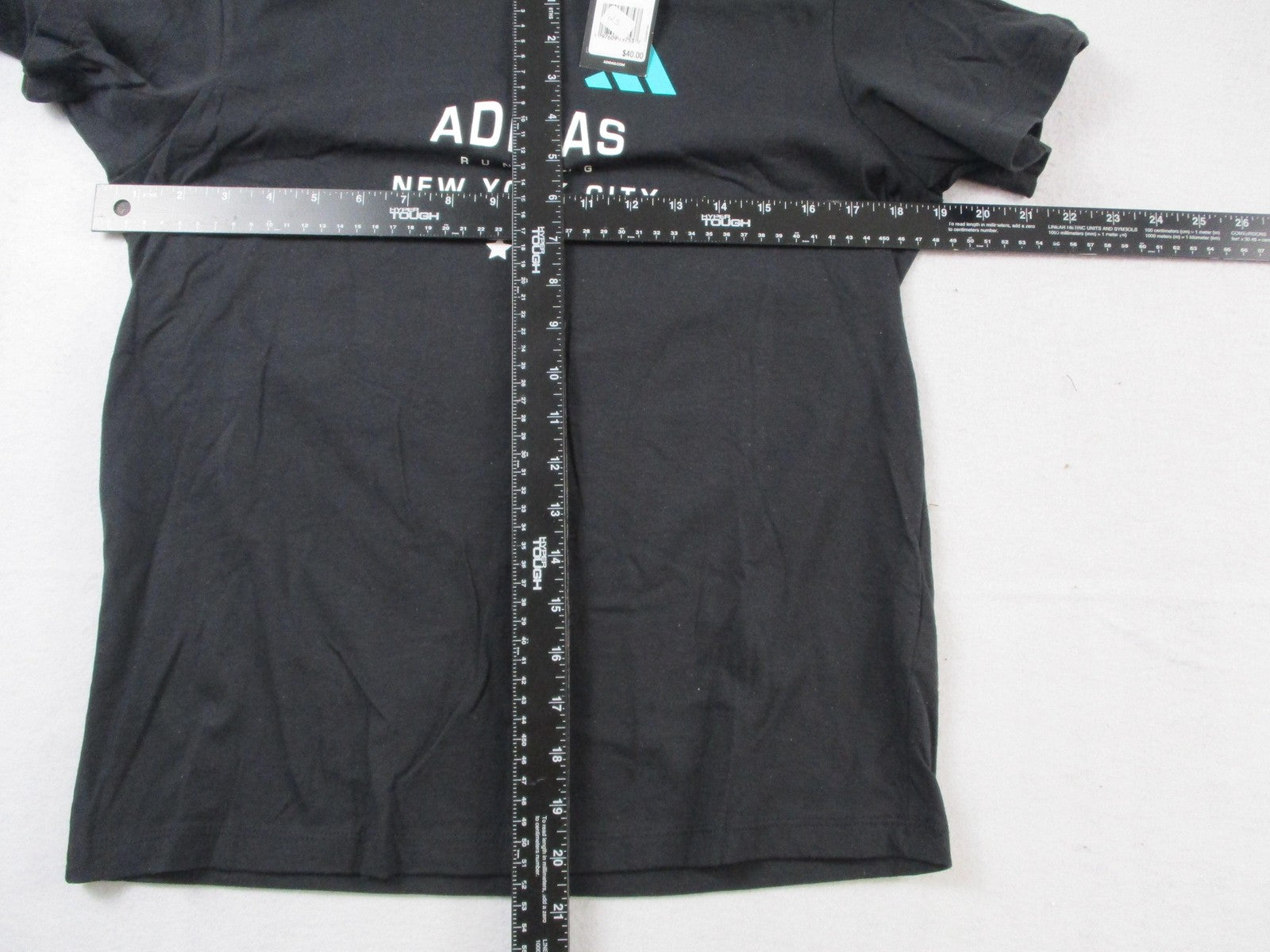 Adidas Running Shirt Womens Small Black New York City Graphic Tee JF8991 13635