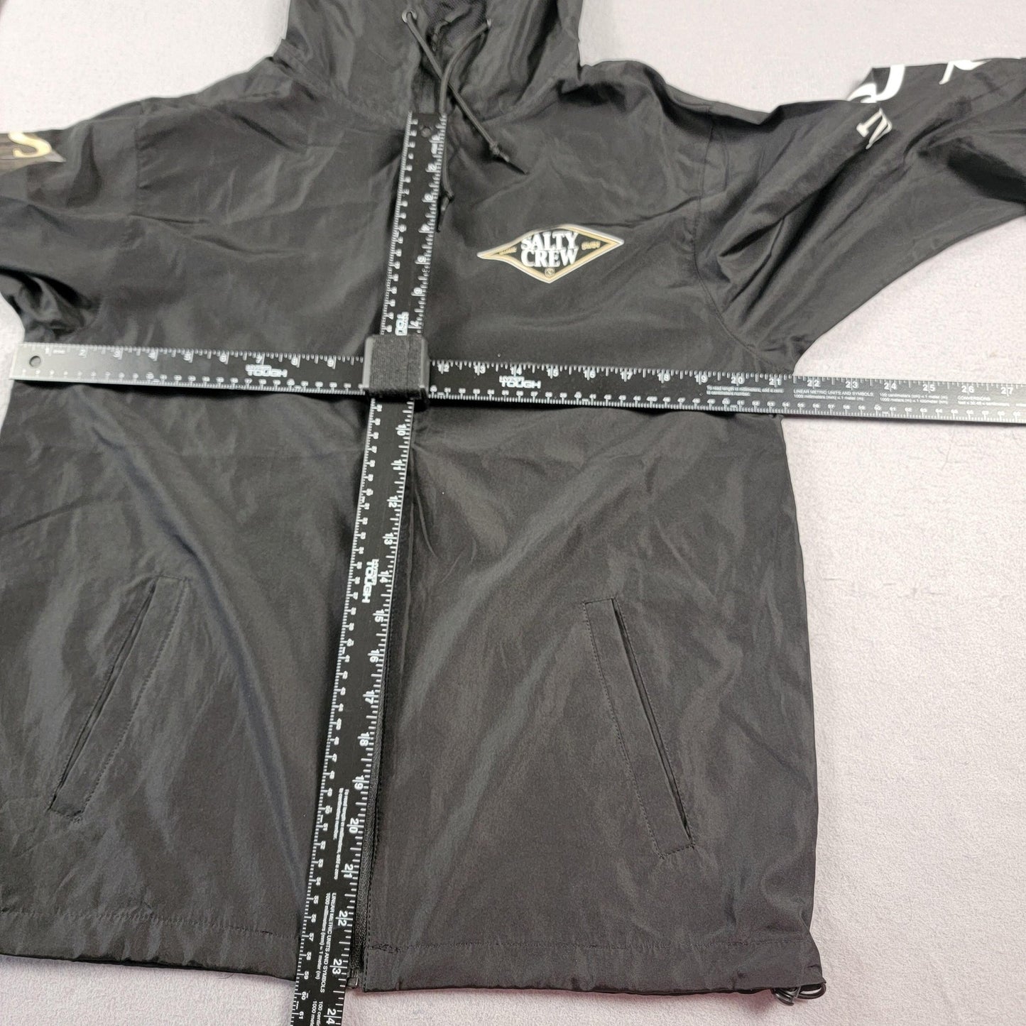 2 Pack Bundle Salty Crew Jacket Mens Medium Hooded Windbreaker Lightweight