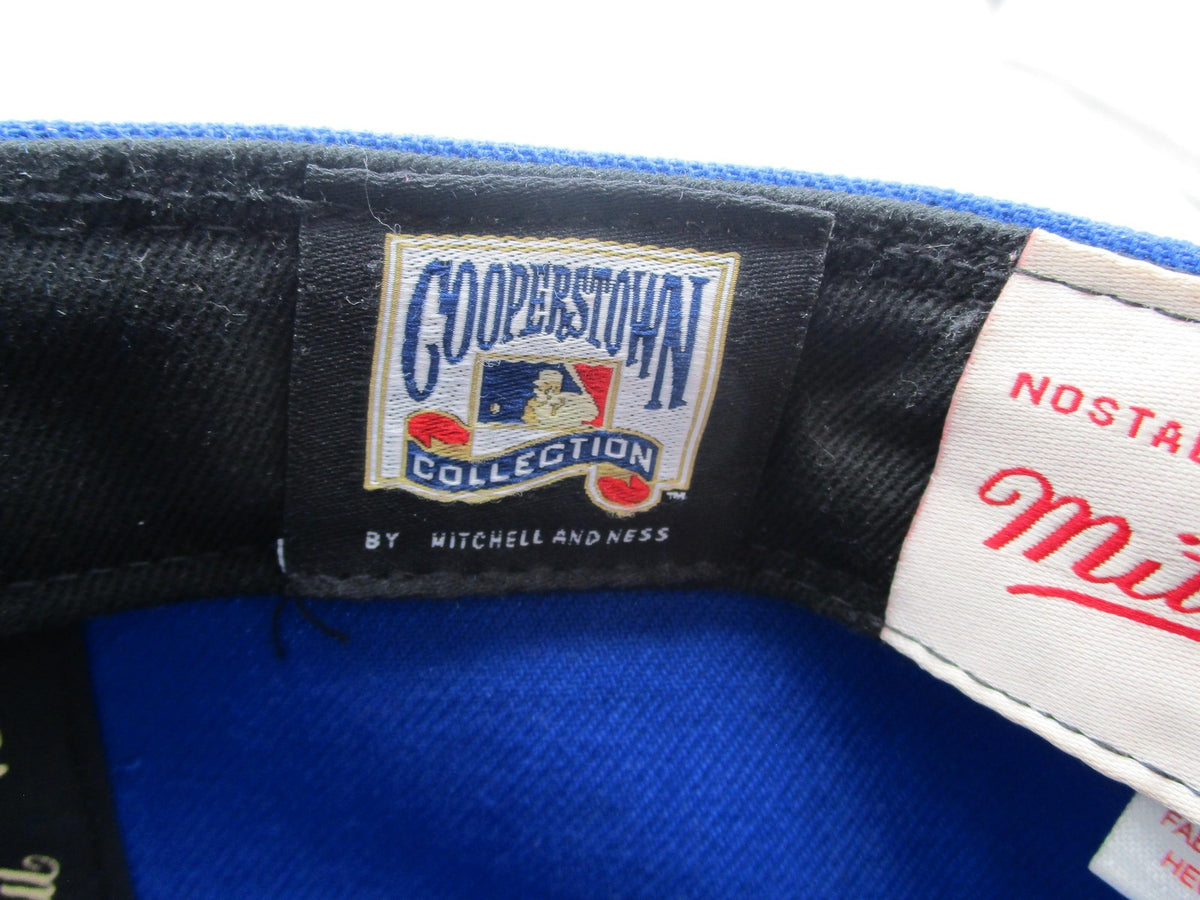 Atlanta Braves Hat Cap Fitted Mens 7 1/4 MLB Baseball Mitchell Ness Cooperstown17