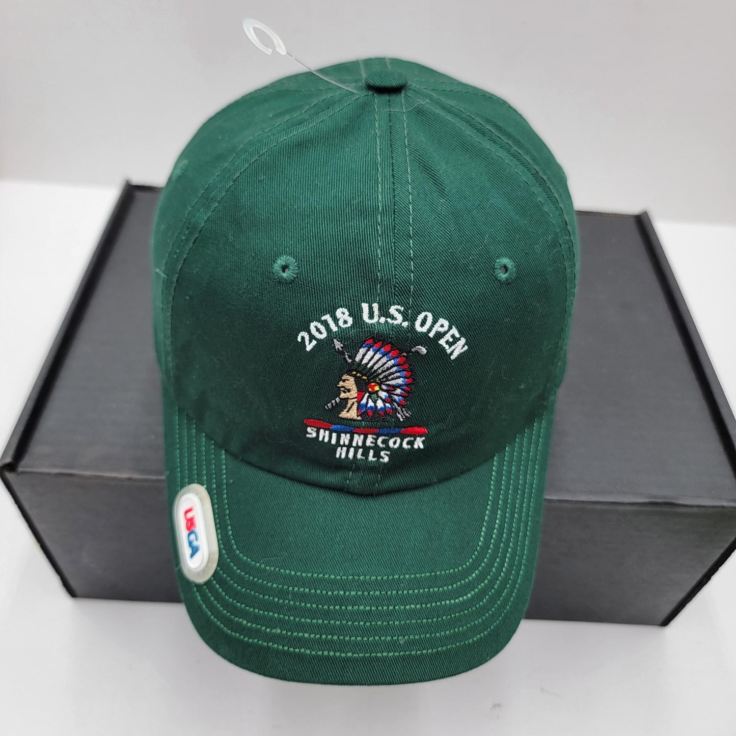 Shinnecock Hills Hat Cap Strap Back Green USGA Member 2018 U.S. Open Golf Mens1