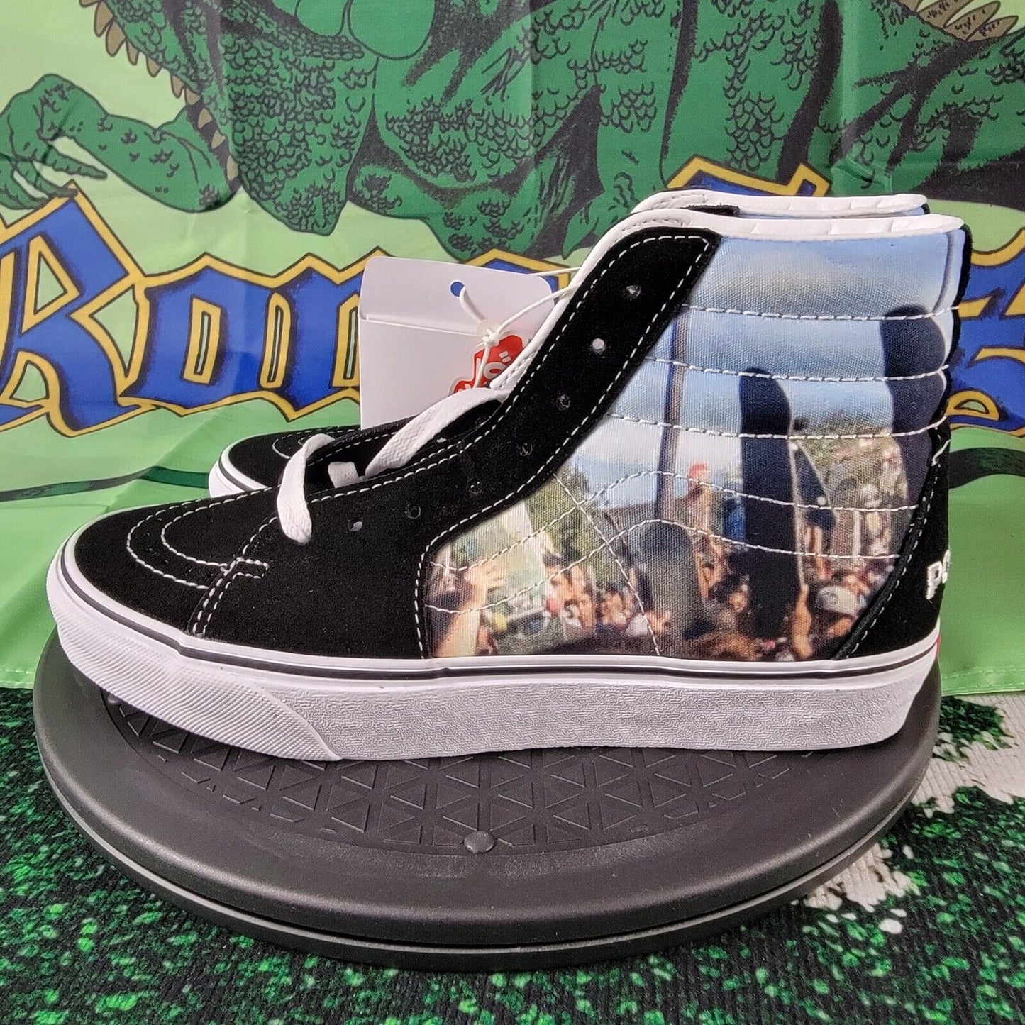 VANS SK8HI MOCA Frances Black High Top Unisex Sneakers Sz91