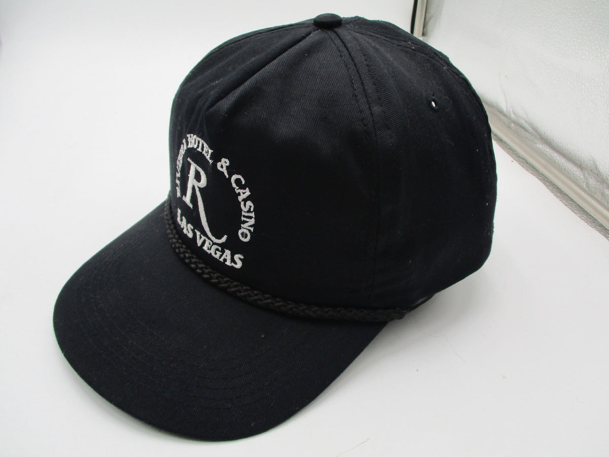 Riviera Hotel & Casino Las Vegas Black Snapback Hat Cap Rope One Size Cotton3
