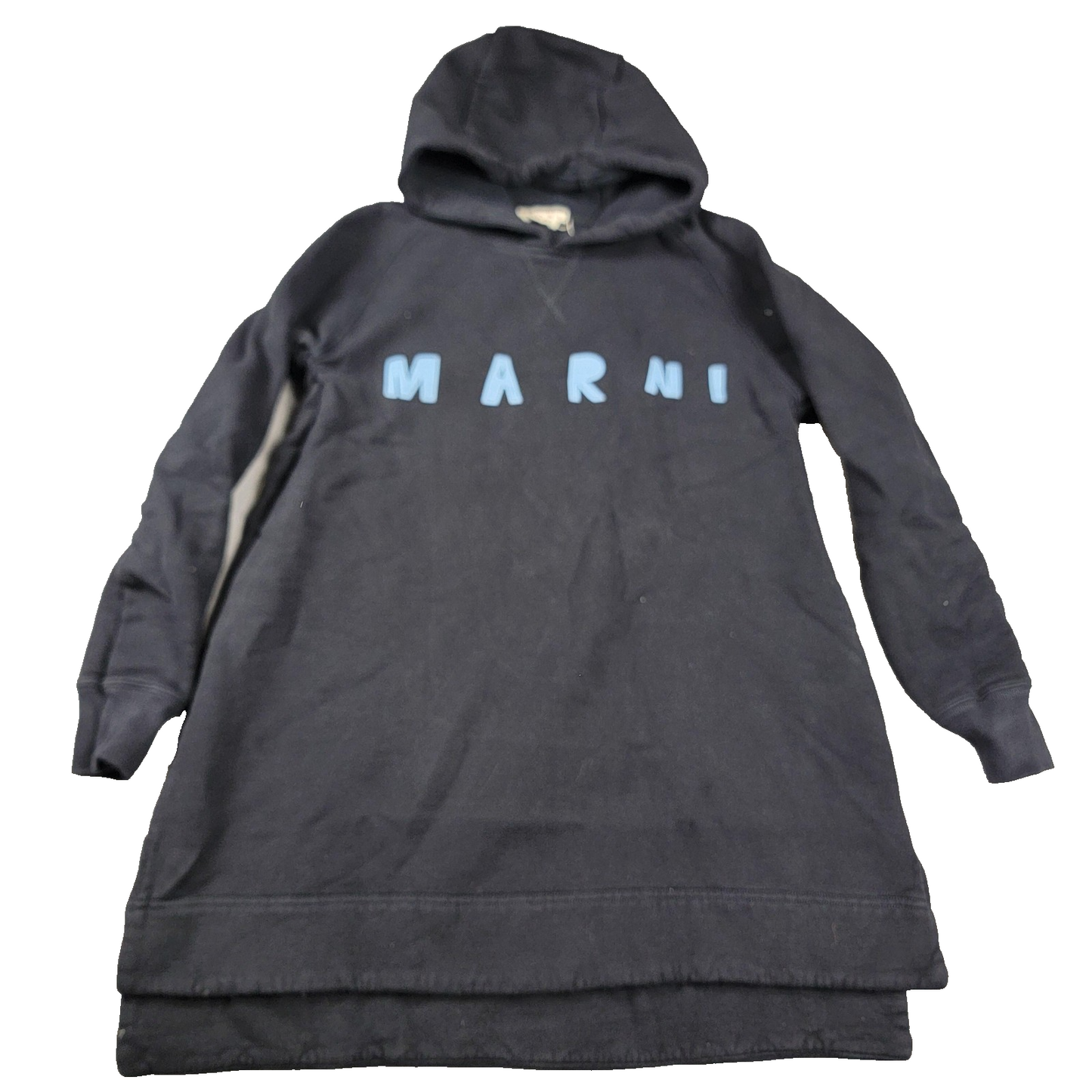 Marni Logo Overfit Hoodie Pullover Unisex Size 40 Long Sleeve Sweatshirt