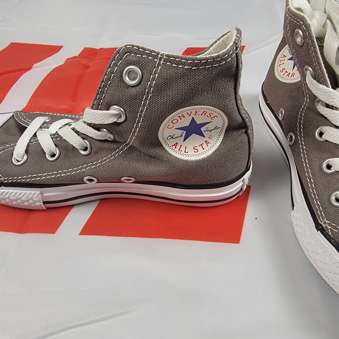 Converse CTAS Hi Canvas Charcoal Youth Sz 13 3J793C