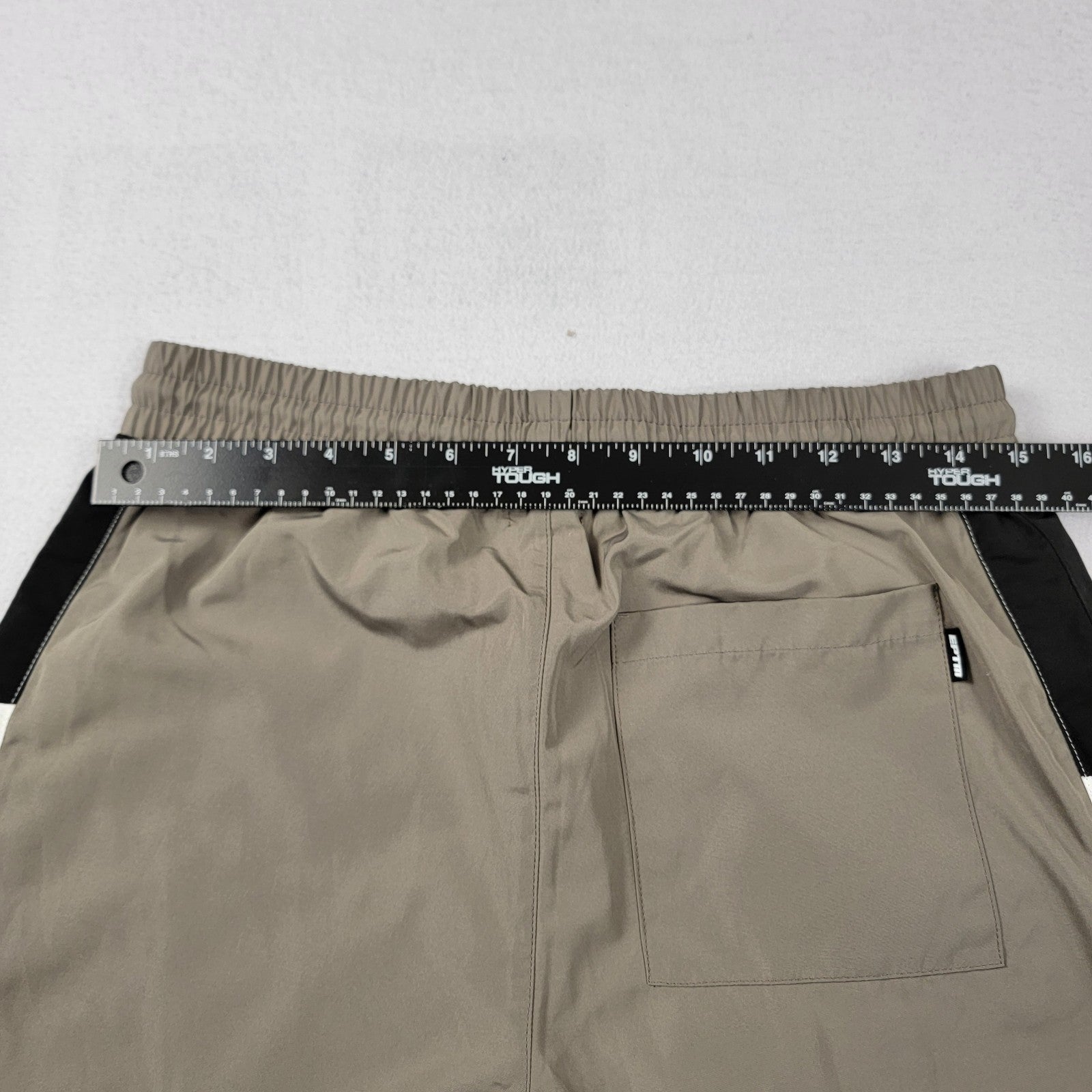 EPTM Perfect Example Men’s Tearaway Track Pants Beige White Black Size S