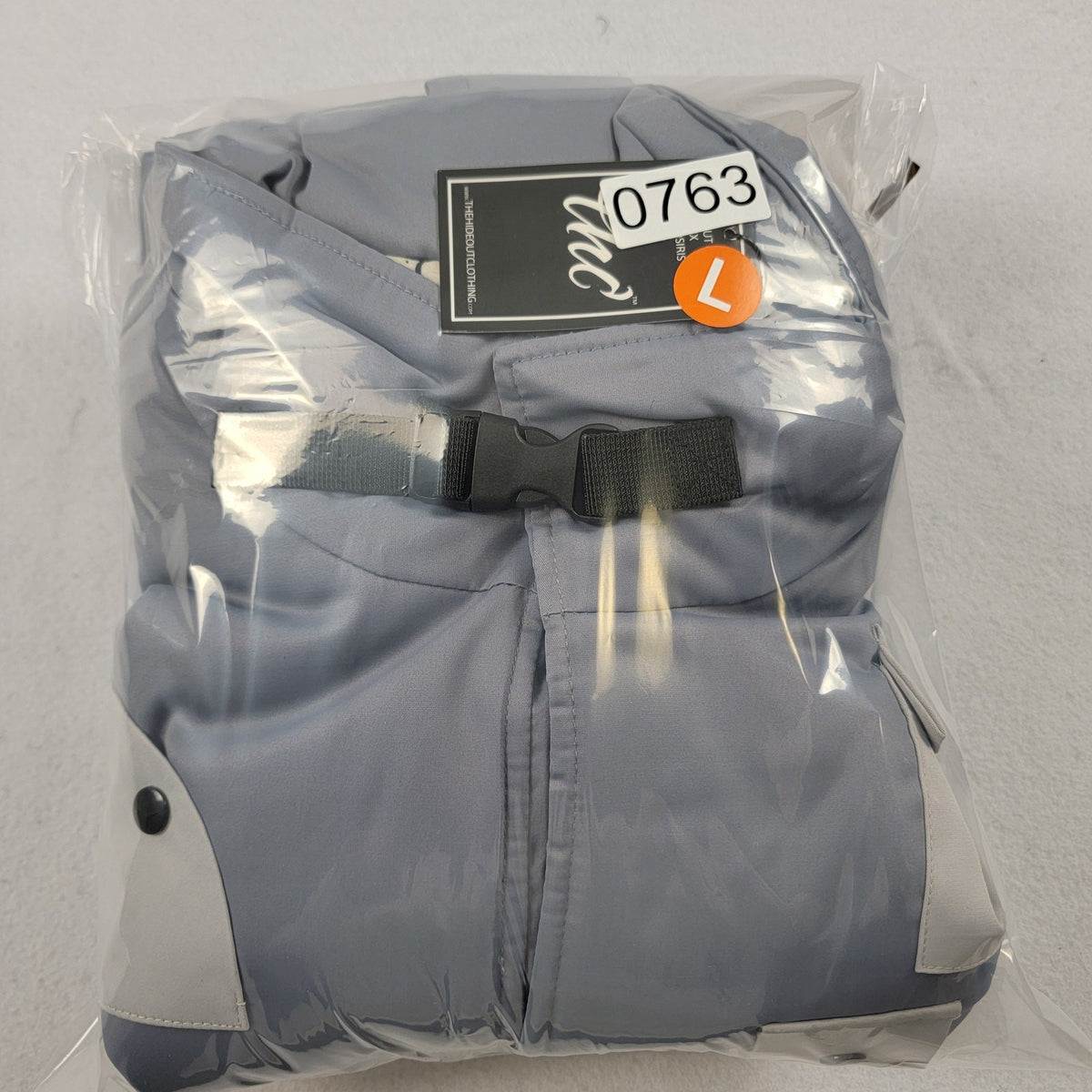 The Hideout Clothing x YK Osiris Young King Gray Tech Utility Vest L NWT8