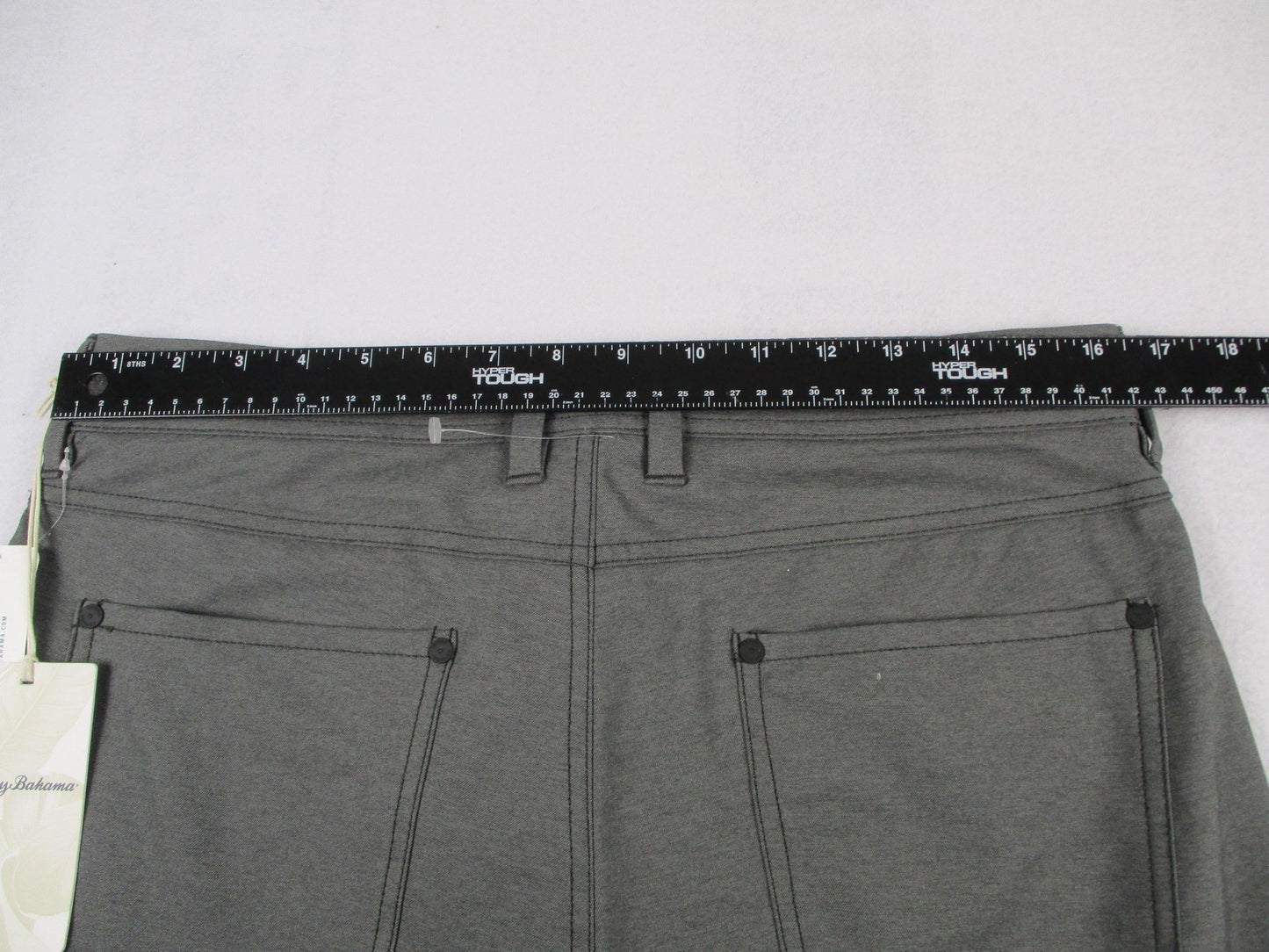 Tommy Bahama On Par 5 Pocket Pants Mens 32x32 Gray Golf Knit Stretch Khakis 124216