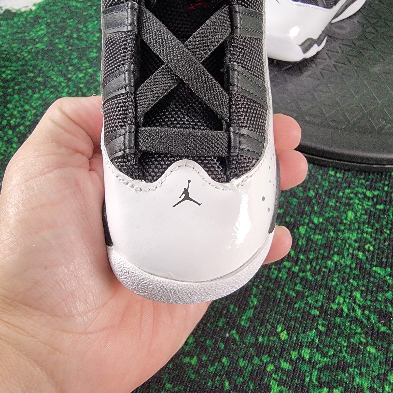Nike Jordan 6 Rings TD Baby Toddler Shoes 8C Black Red White Infant Sneakers1