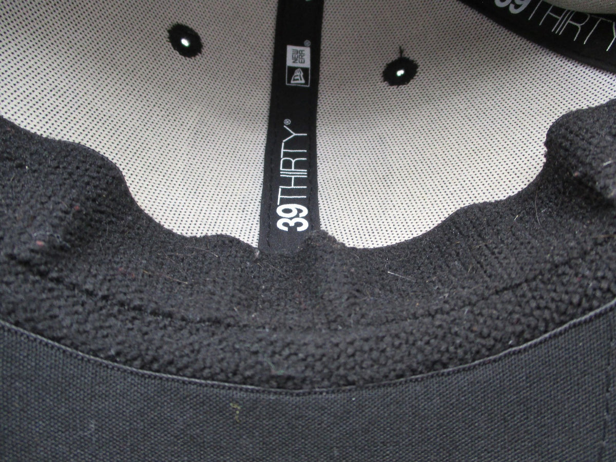 Las Vegas Raiders Hat Cap Fitted Mens Large Black NFL Football New Era 39THIRTY12