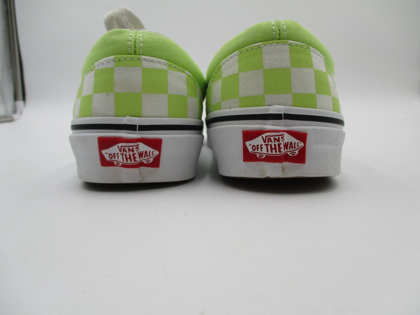 Vans Era Shoes Mens Size 5 Green White Checkerboard Low Top Skate Sneakers8