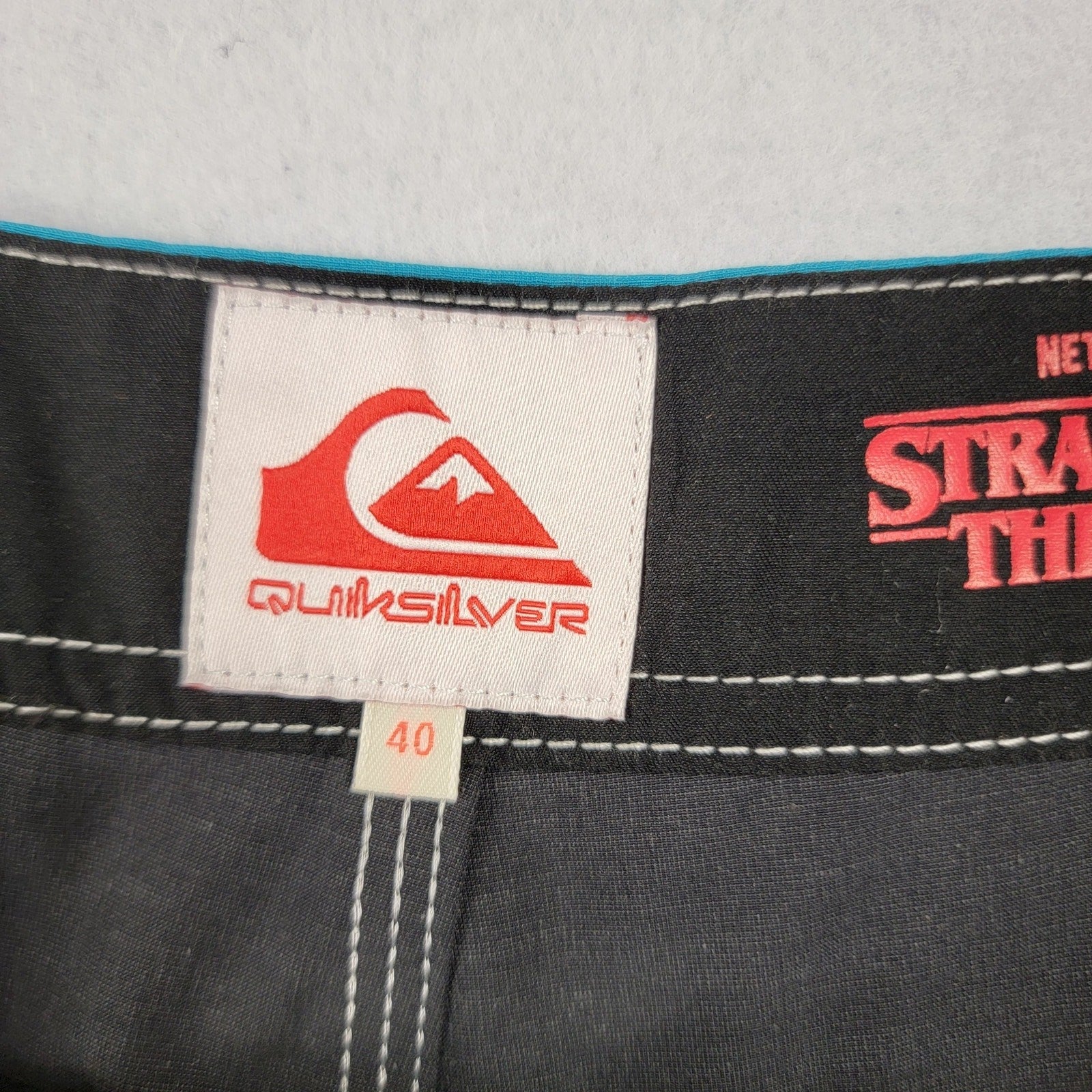 Quiksilver x Stranger Things Boardshorts Men’s 40 Recycled Hemp Stretch Surf2