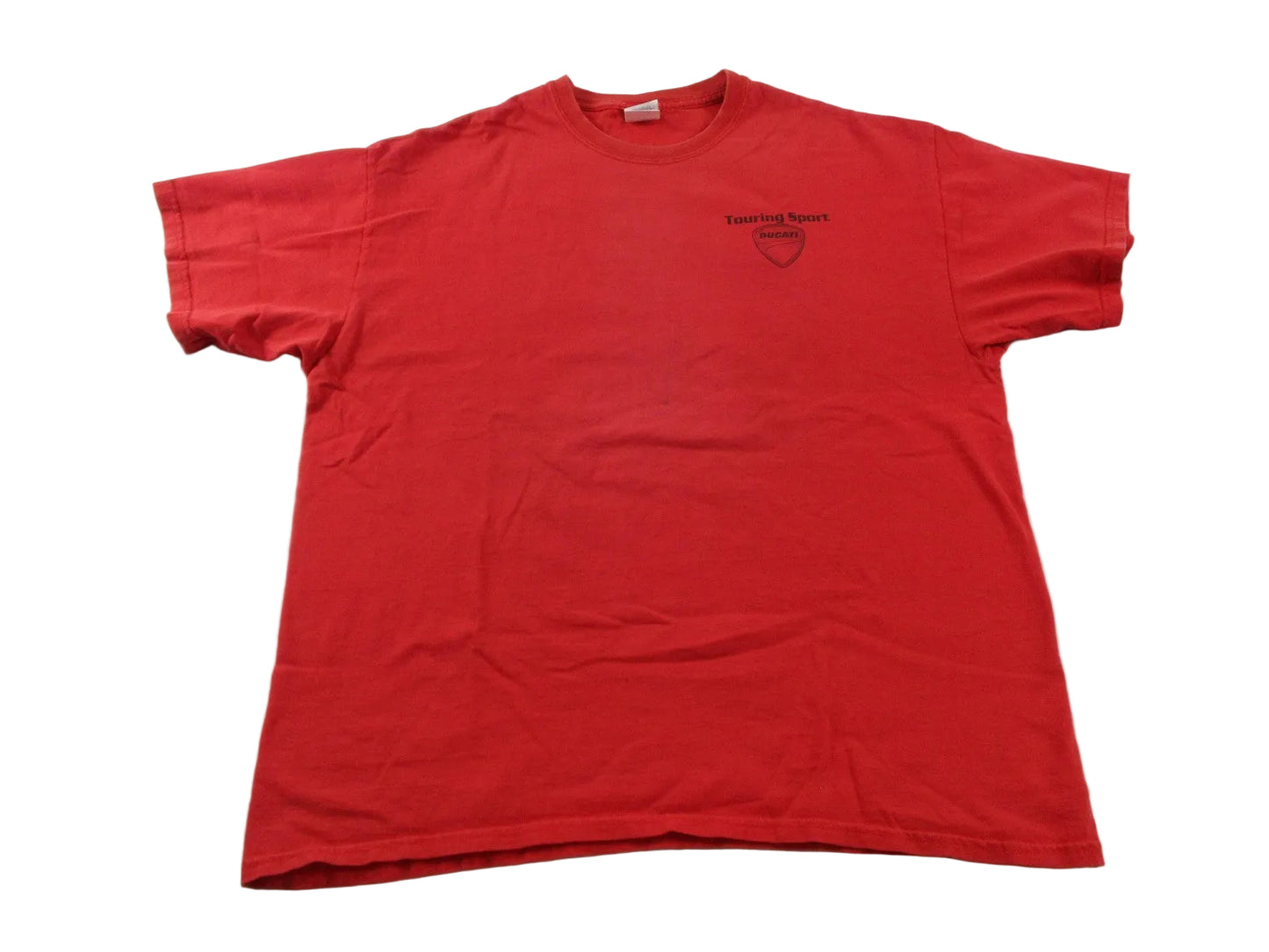 Touring Sport Ducati Shirt Mens XL Red Greenville SC Motorcycle Graphic Tee0