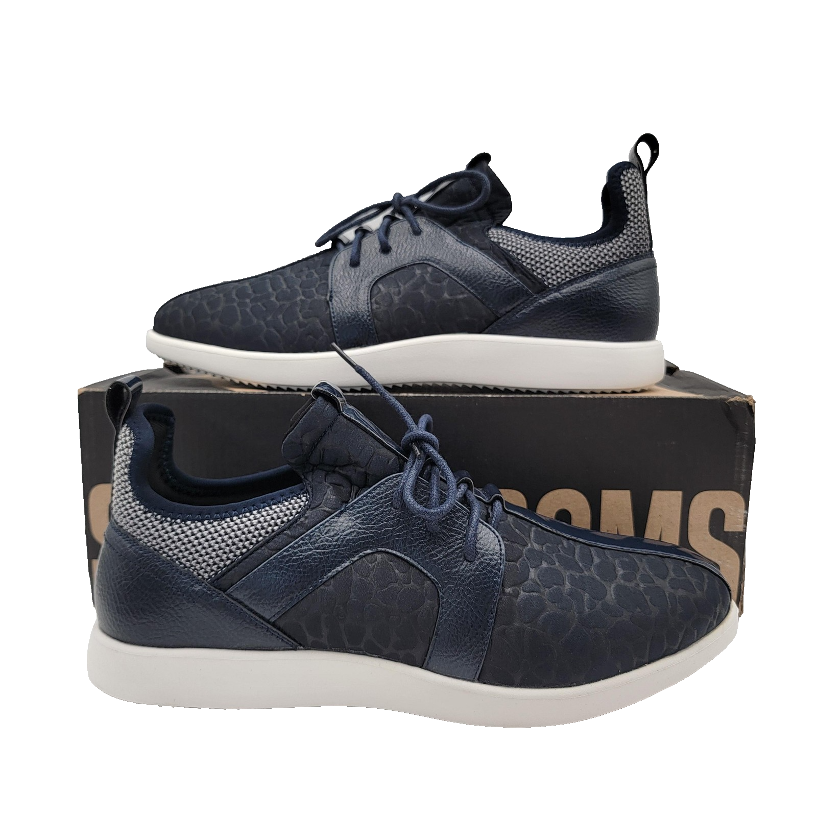 Stacy Adams Briscoe Shoes Mens Size 10.5 Leather Casual Comfort Sneakers0