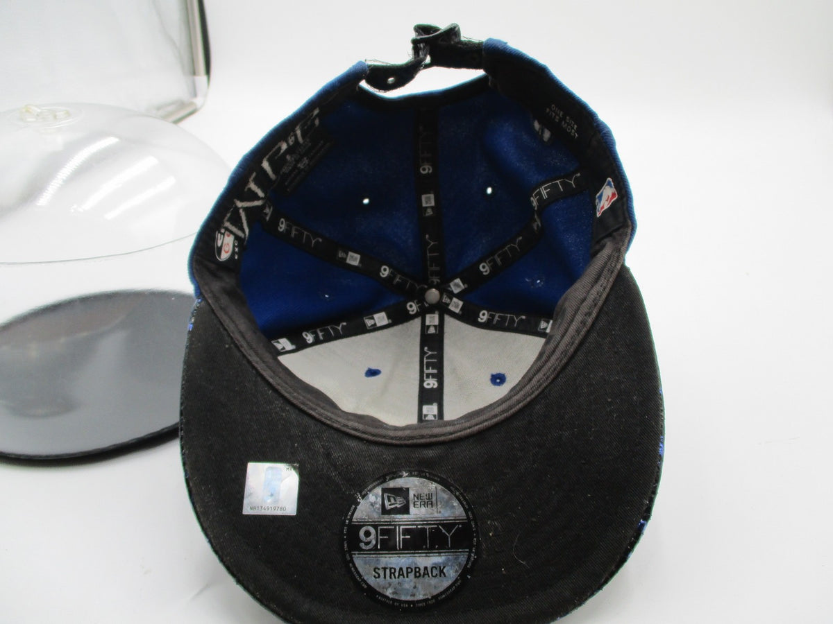 Golden State Warriors Hat Cap Strap Back One Size Blue Black NBA Mens New Era10