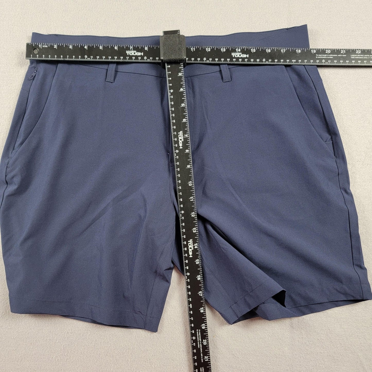 Fabletics Shorts Mens 36 Blue The Only Tech Short 4Way Stretch Water Resistant4