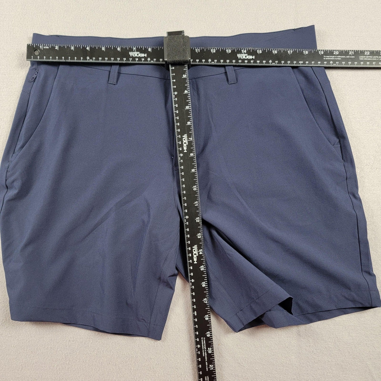 Fabletics Shorts Mens 36 Blue The Only Tech Short 4Way Stretch Water Resistant4