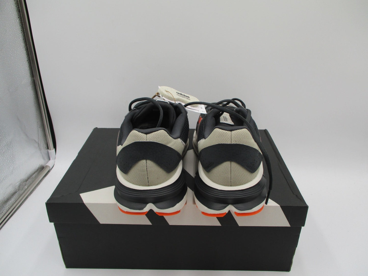 Adidas Astrastar Cloudfoam Black Gray Orange Men’s Sz 12 JQ60779