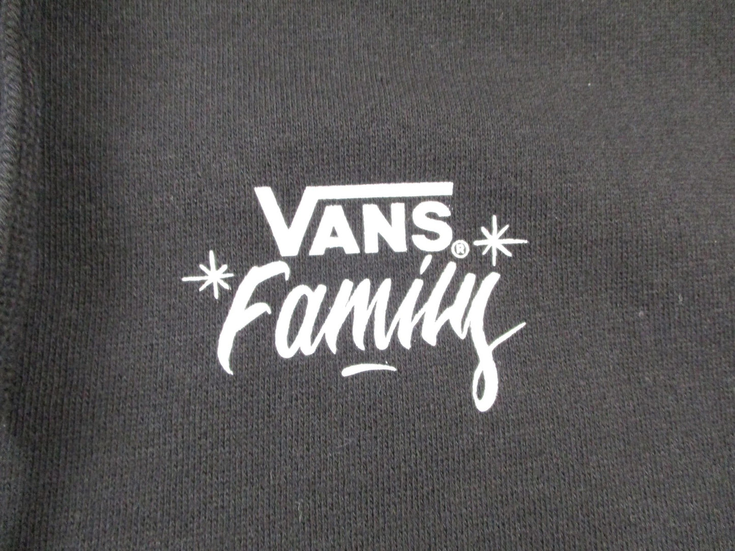 Vans Hoodie Mens XL Black Vans Family Full Zip Graphic Fleece Off The Wall 14772