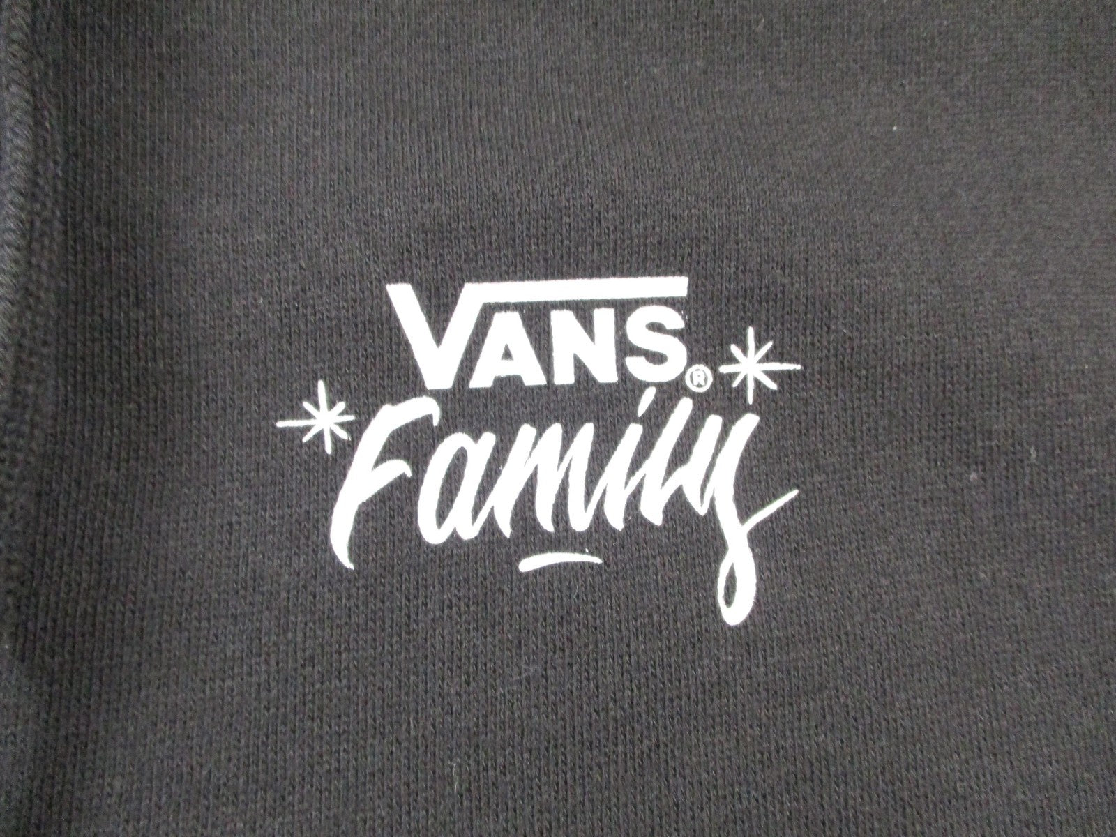 Vans Hoodie Mens XL Black Vans Family Full Zip Graphic Fleece Off The Wall 14772