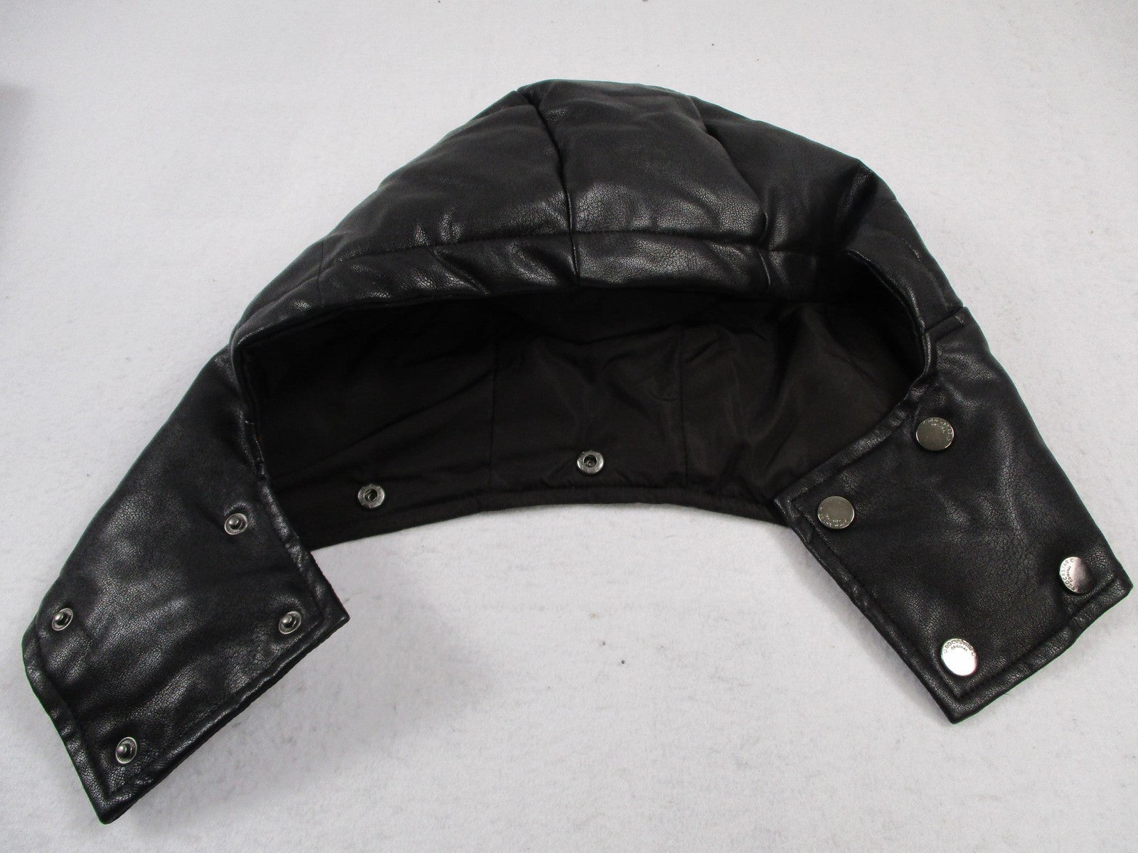 Rockstar Original Kensen Jacket Mens Large Black Faux Leather Puffer 169110
