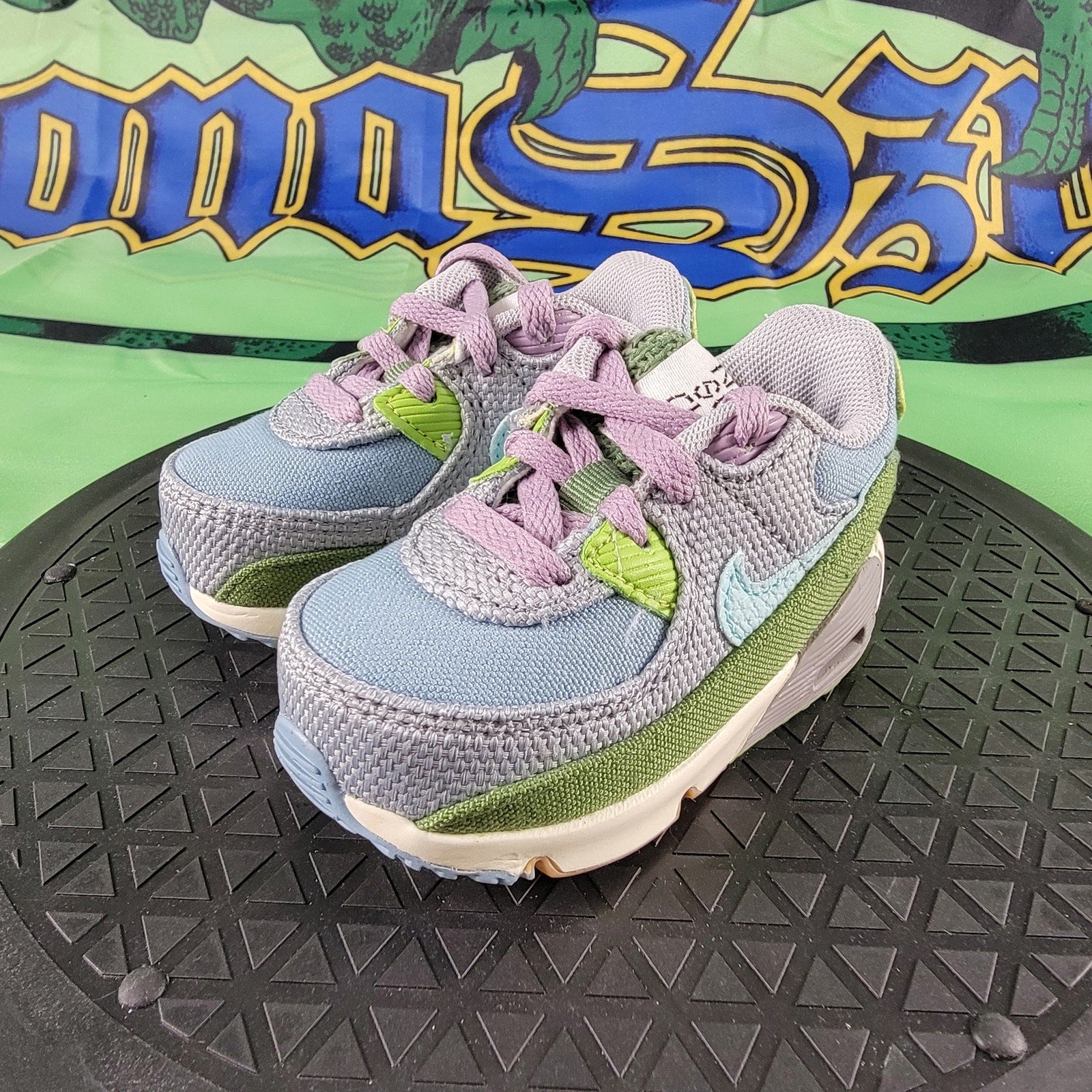 Air Max 90 SE TD 'Sun Club  Worn Blue Treeline' Sz 5c0