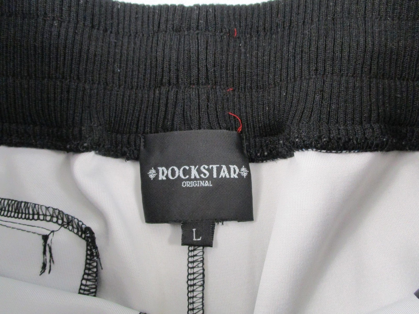 Rockstar Original Tracksuit Set Mens Large Black Blue Logo Track Sweatsuit Zip15