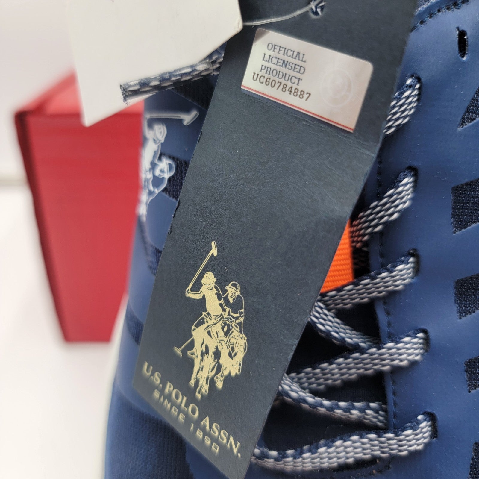 US Polo Assn Speed Men's Athletic Sneakers Dark Navy Blue Size 113