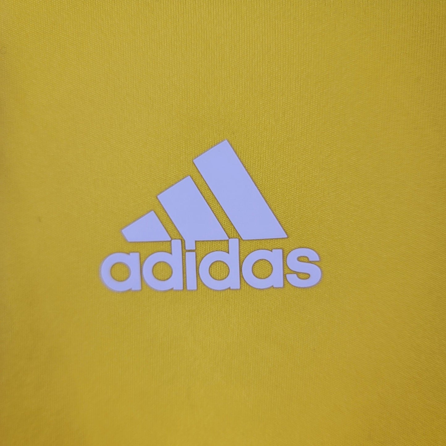 Adidas Climalite Burlingame Soccer Jersey #16 Yellow White 0203
