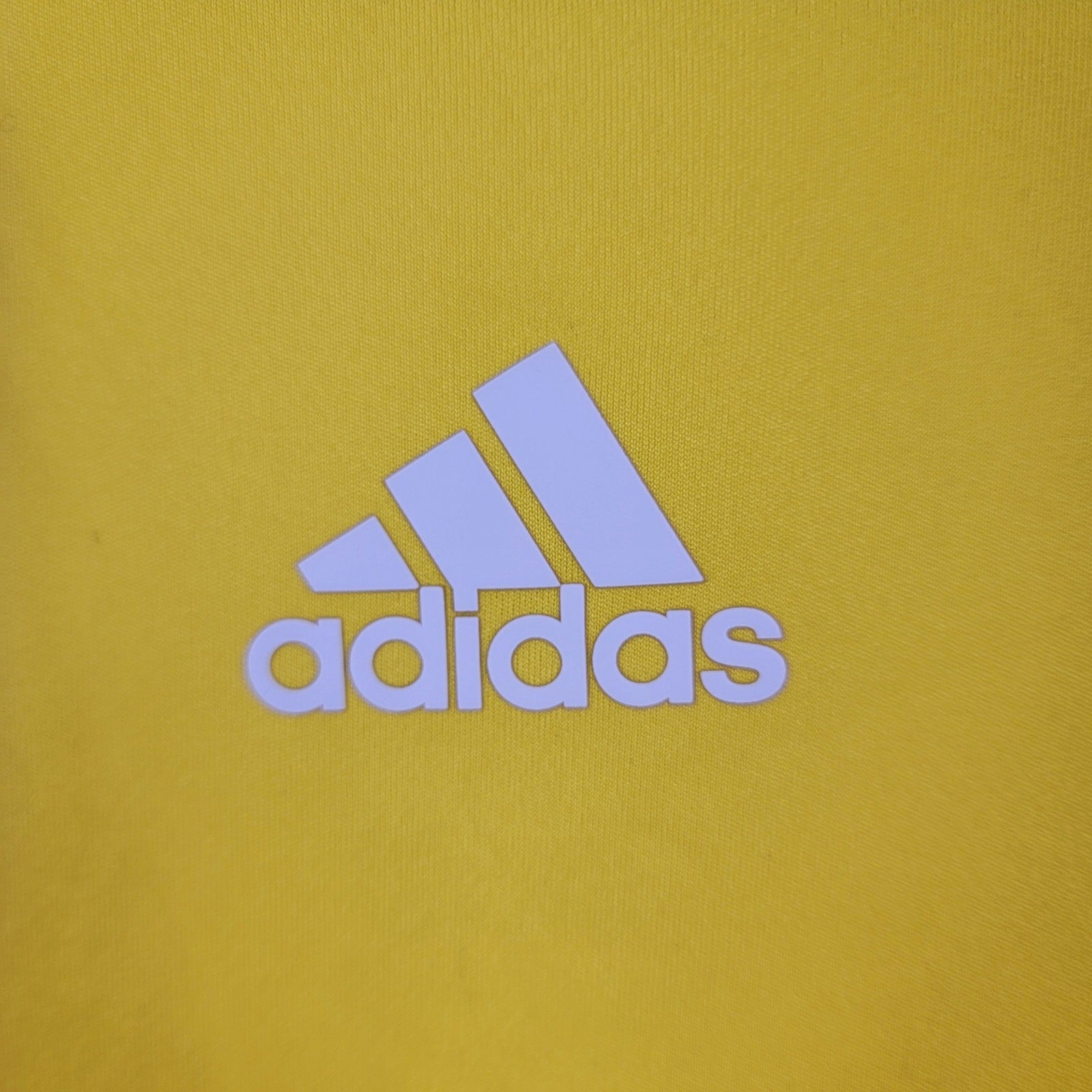 Adidas Climalite Burlingame Soccer Jersey #16 Yellow White 0203