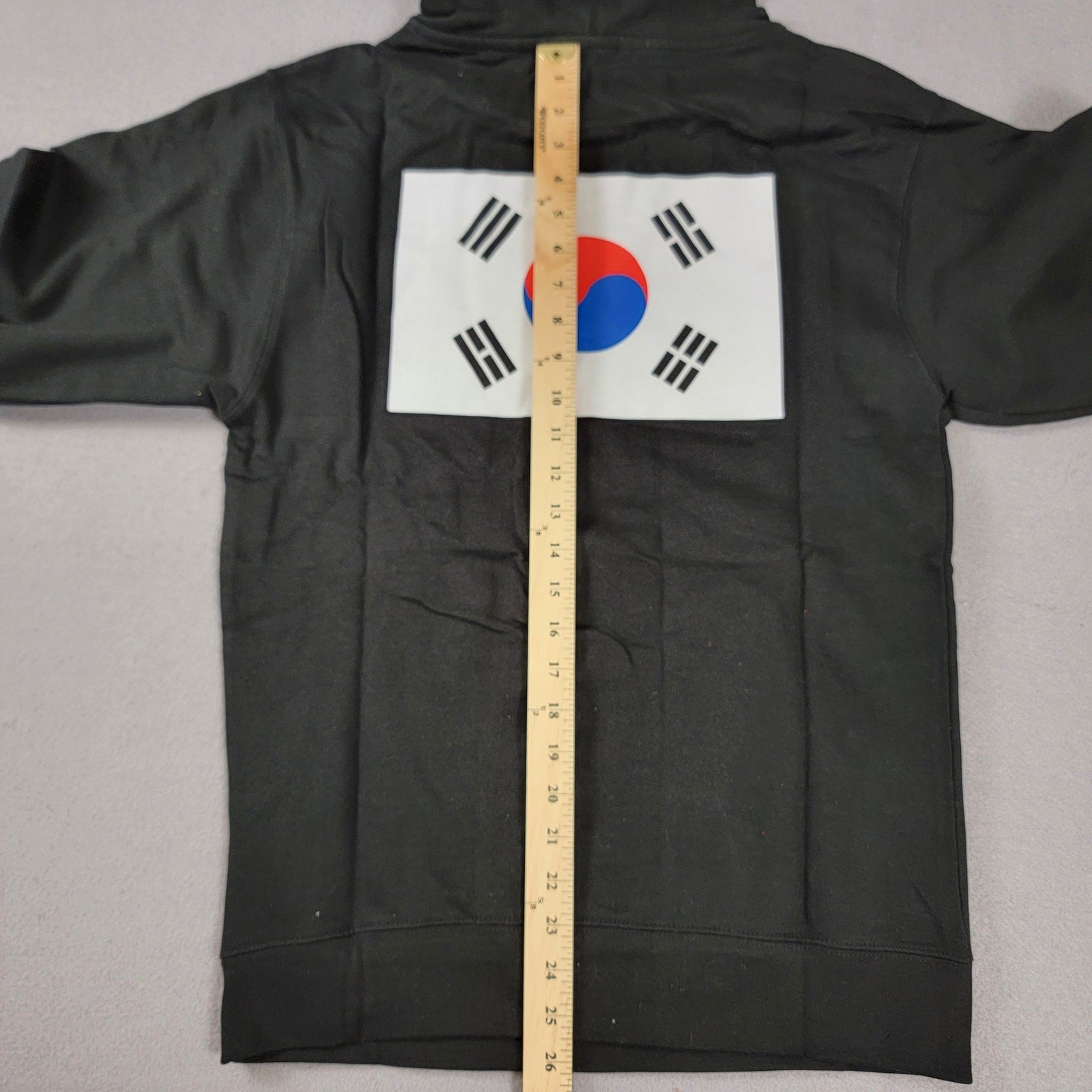 Anti Social Social Club 'Korea" Black Hoodie Sz S (590) NWOT3