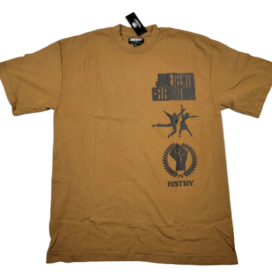 HSTRY by NAS Juneteenth Celebration Tee Brown